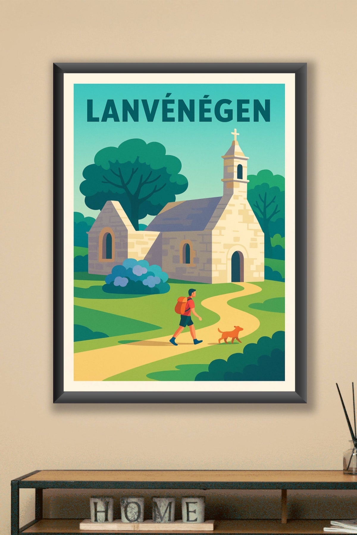 Affiche de Lanvénégen - Balade champêtre au cœur de la Bretagne