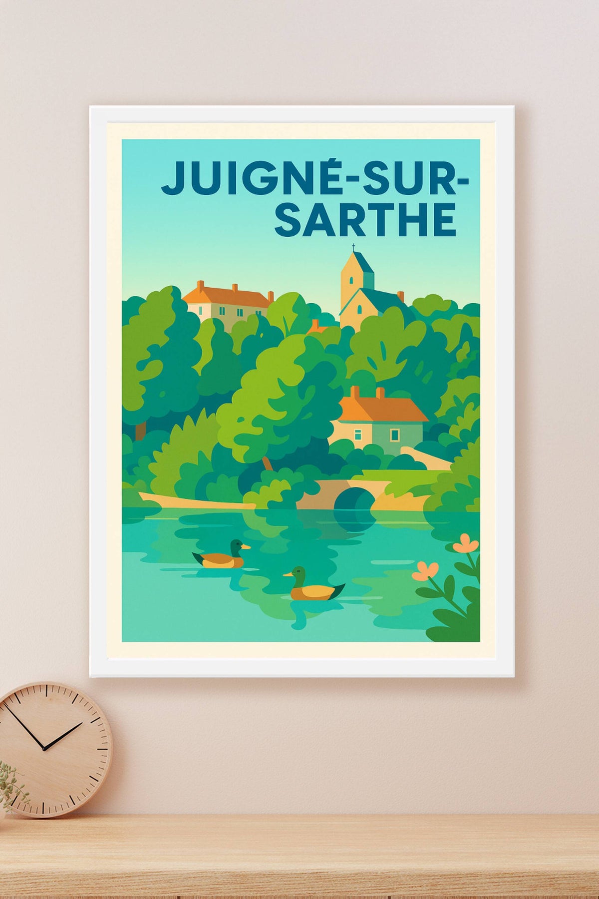 Affiche de Juigné-sur-Sarthe - Charme bucolique au fil de l'eau