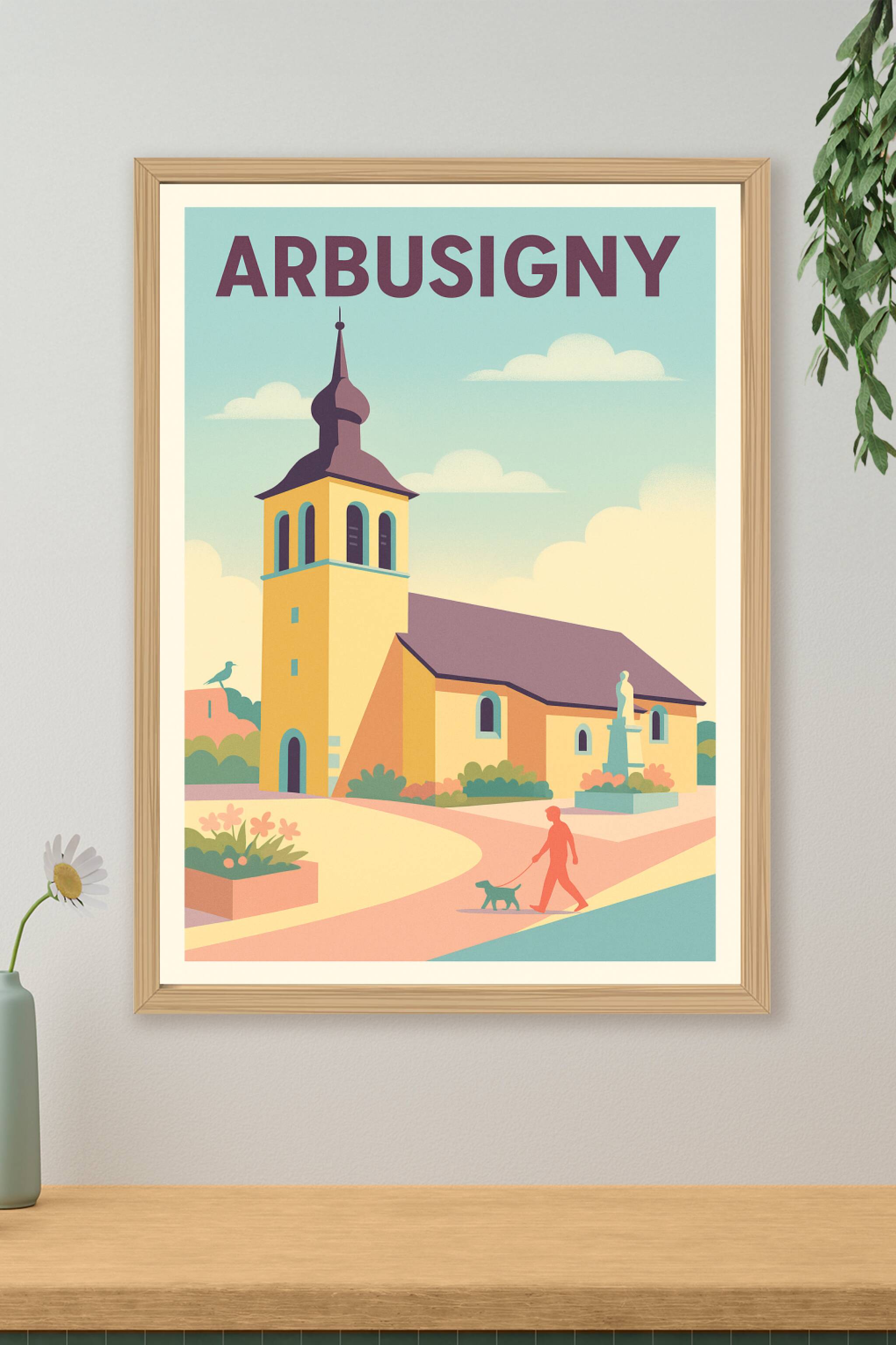 Affiche de Arbusigny - Charme paisible au cœur du village