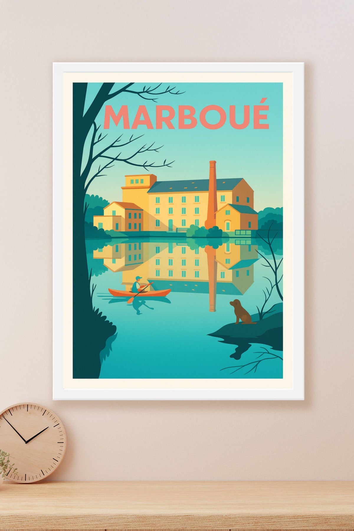 Affiche de Marboué - Charme paisible au fil de l'eau