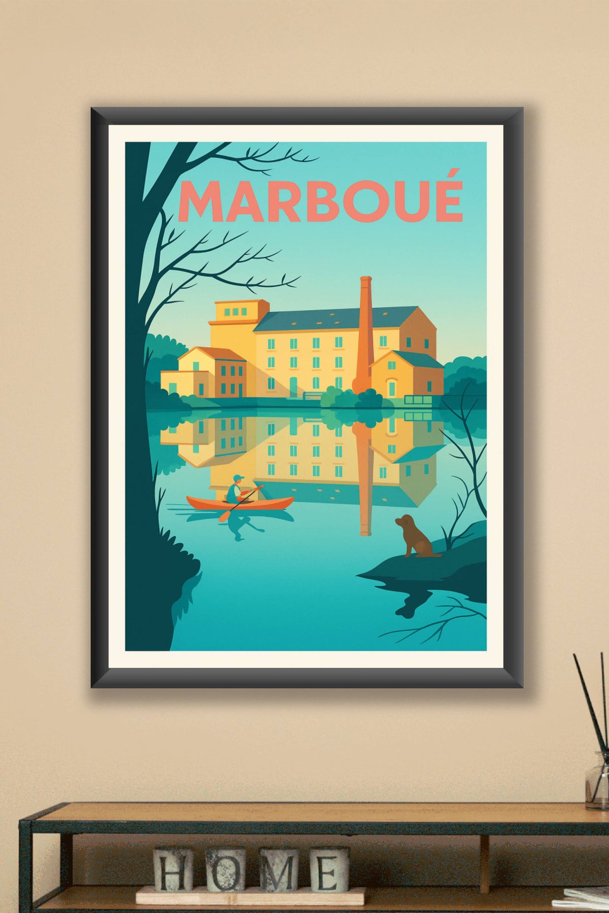 Affiche de Marboué - Charme paisible au fil de l'eau