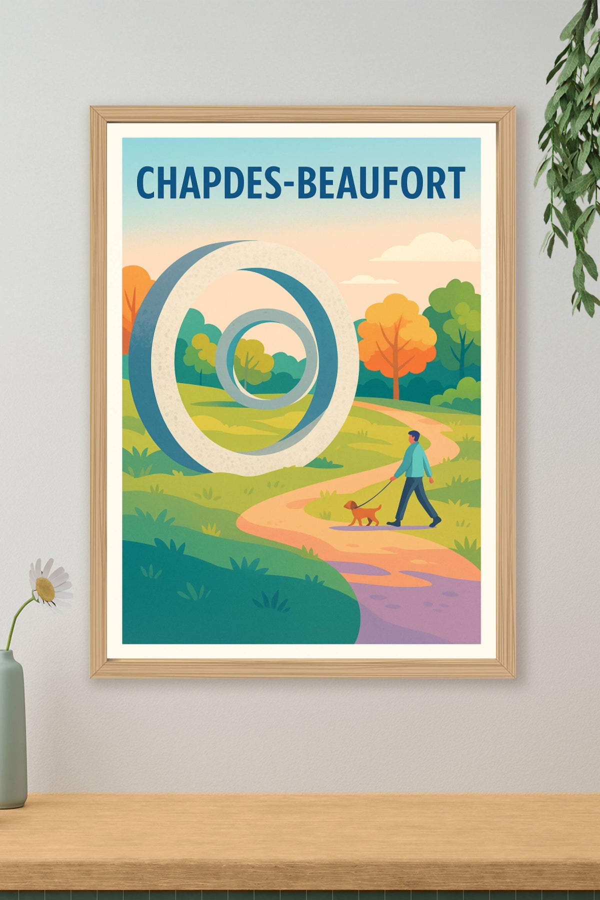 Affiche de Chapdes-Beaufort - Promenade artistique en pleine nature
