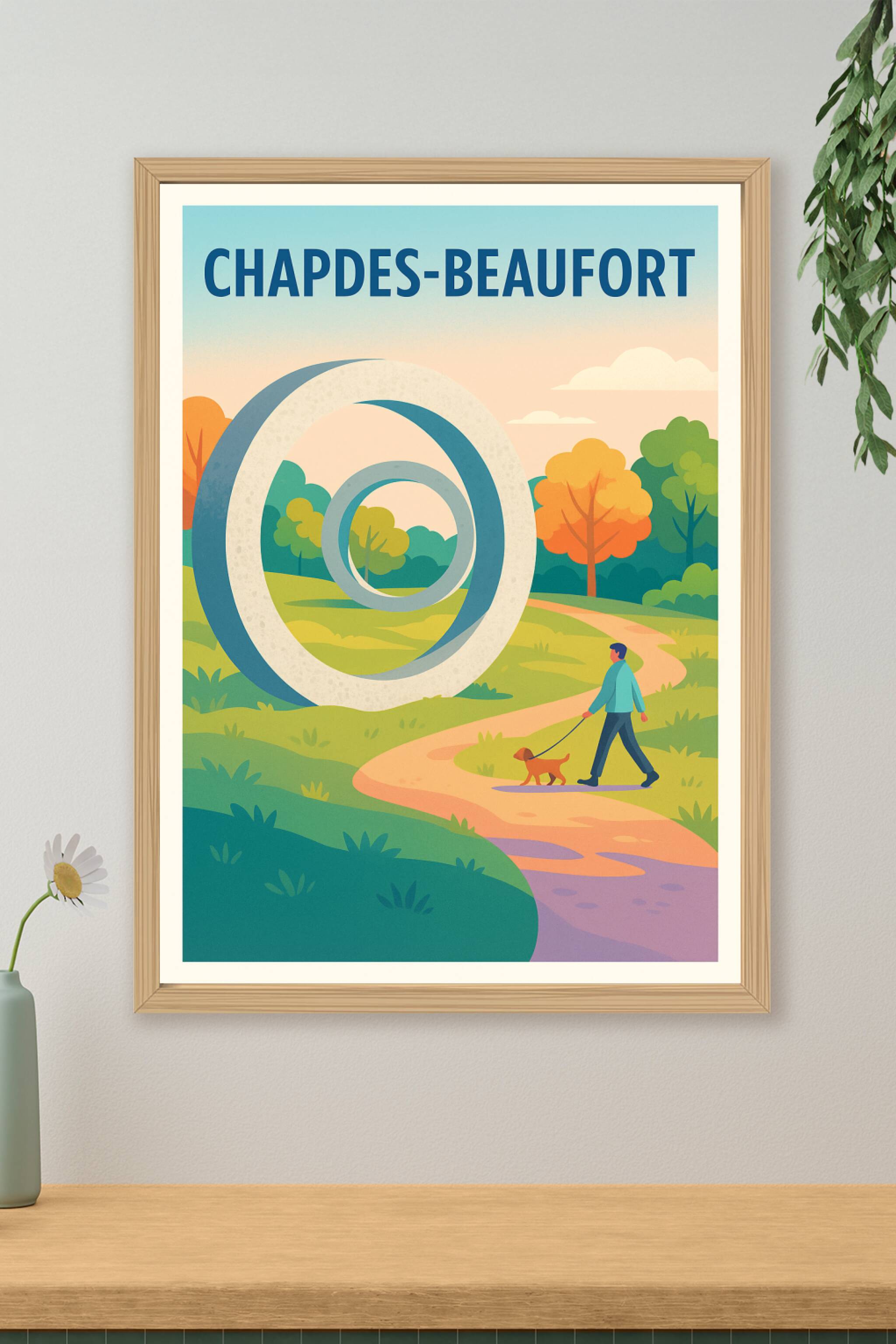 Affiche de Chapdes-Beaufort - Promenade artistique en pleine nature