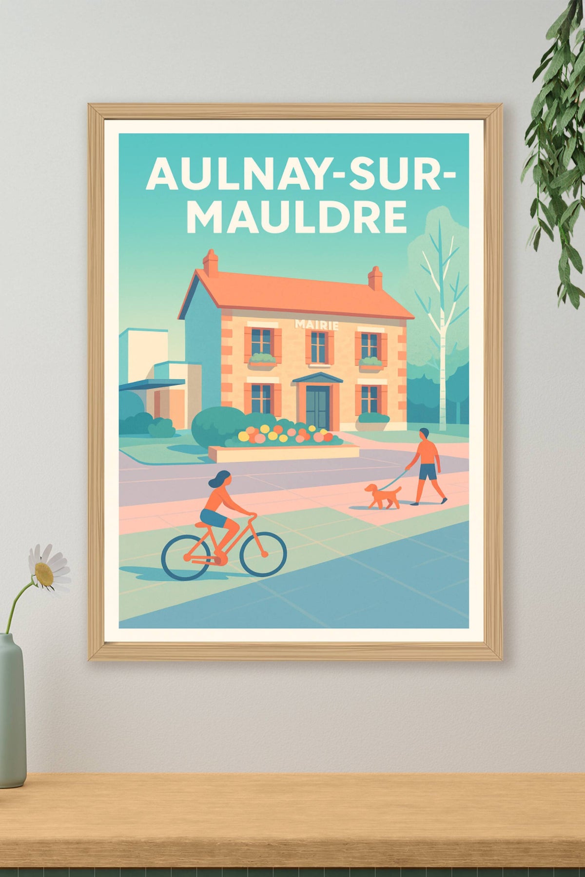 Affiche de Aulnay-sur-Mauldre - Charme et douceur de vie au cœur du village