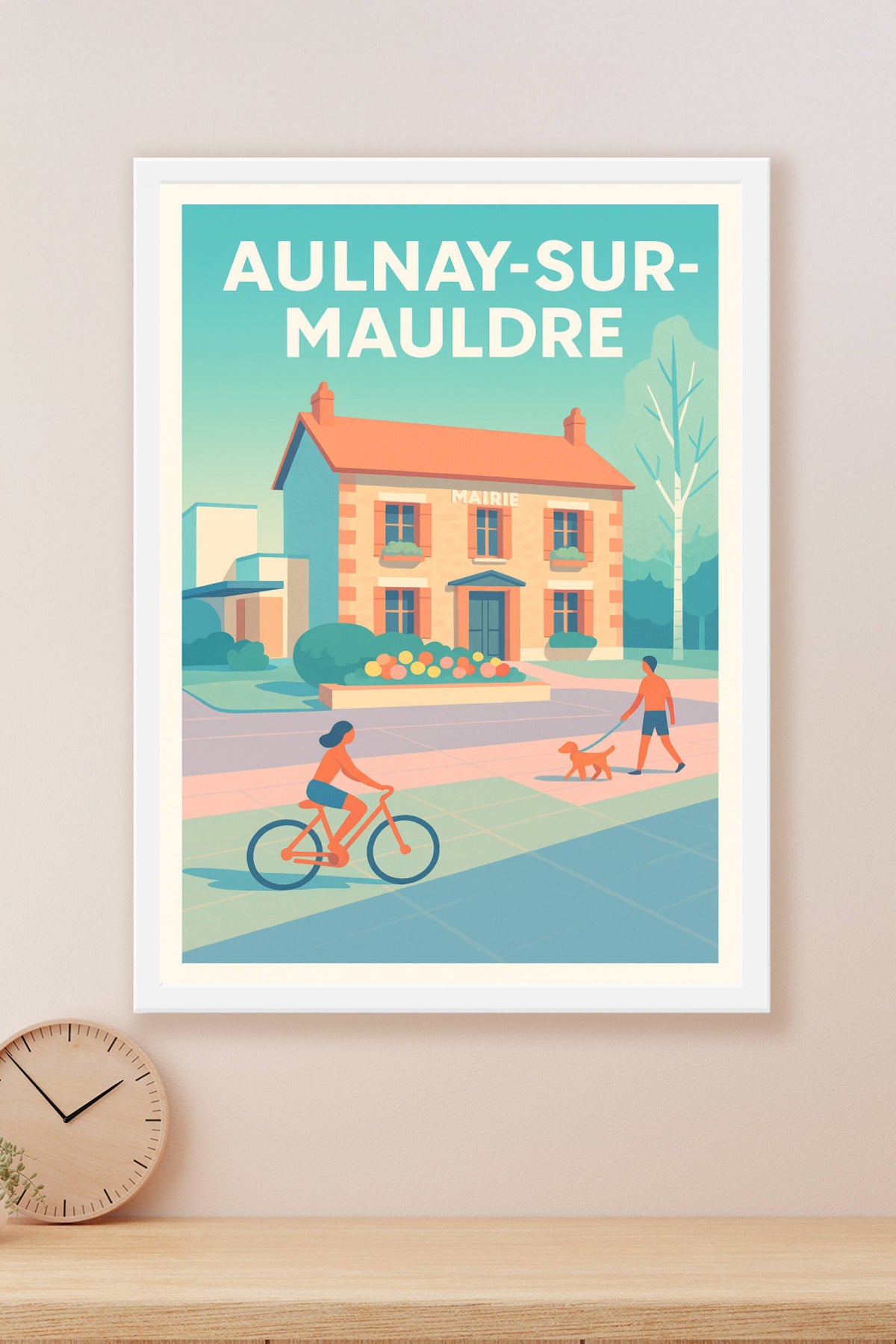 Affiche de Aulnay-sur-Mauldre - Charme et douceur de vie au cœur du village