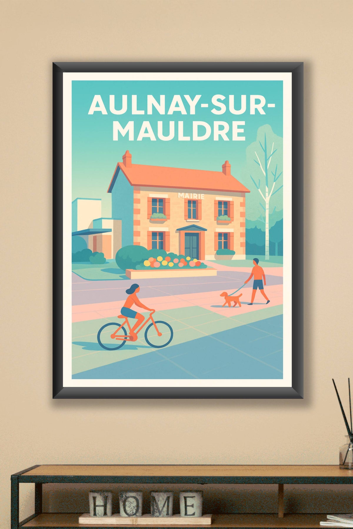 Affiche de Aulnay-sur-Mauldre - Charme et douceur de vie au cœur du village