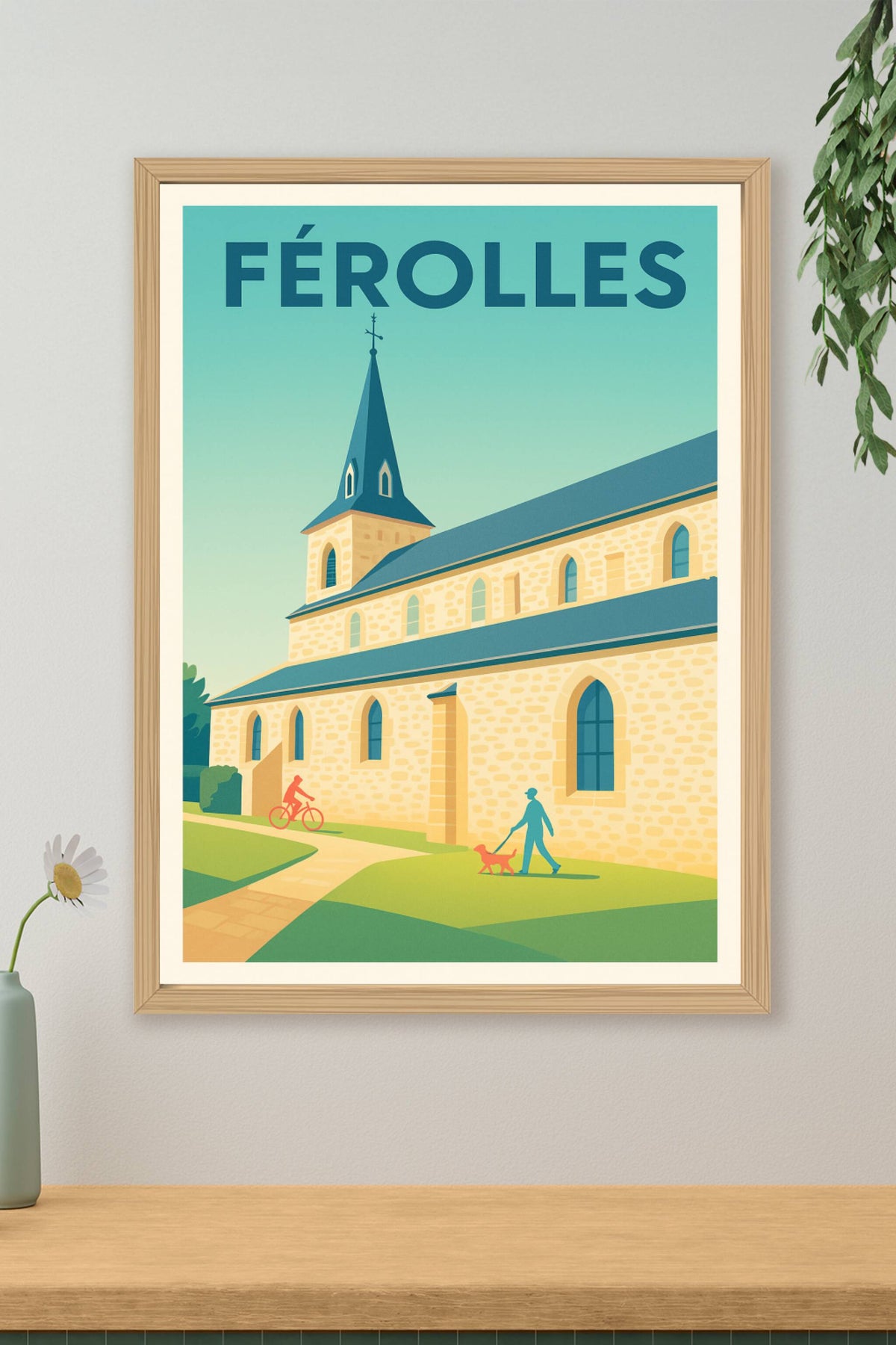 Affiche de Férolles - Charme et sérénité en vallée de la Loire