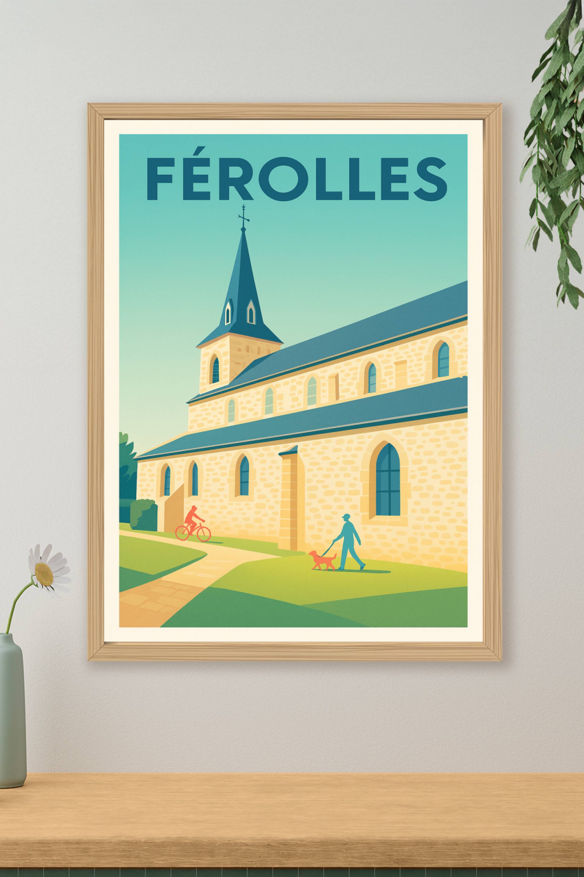 Affiche de Férolles - Charme et sérénité en vallée de la Loire