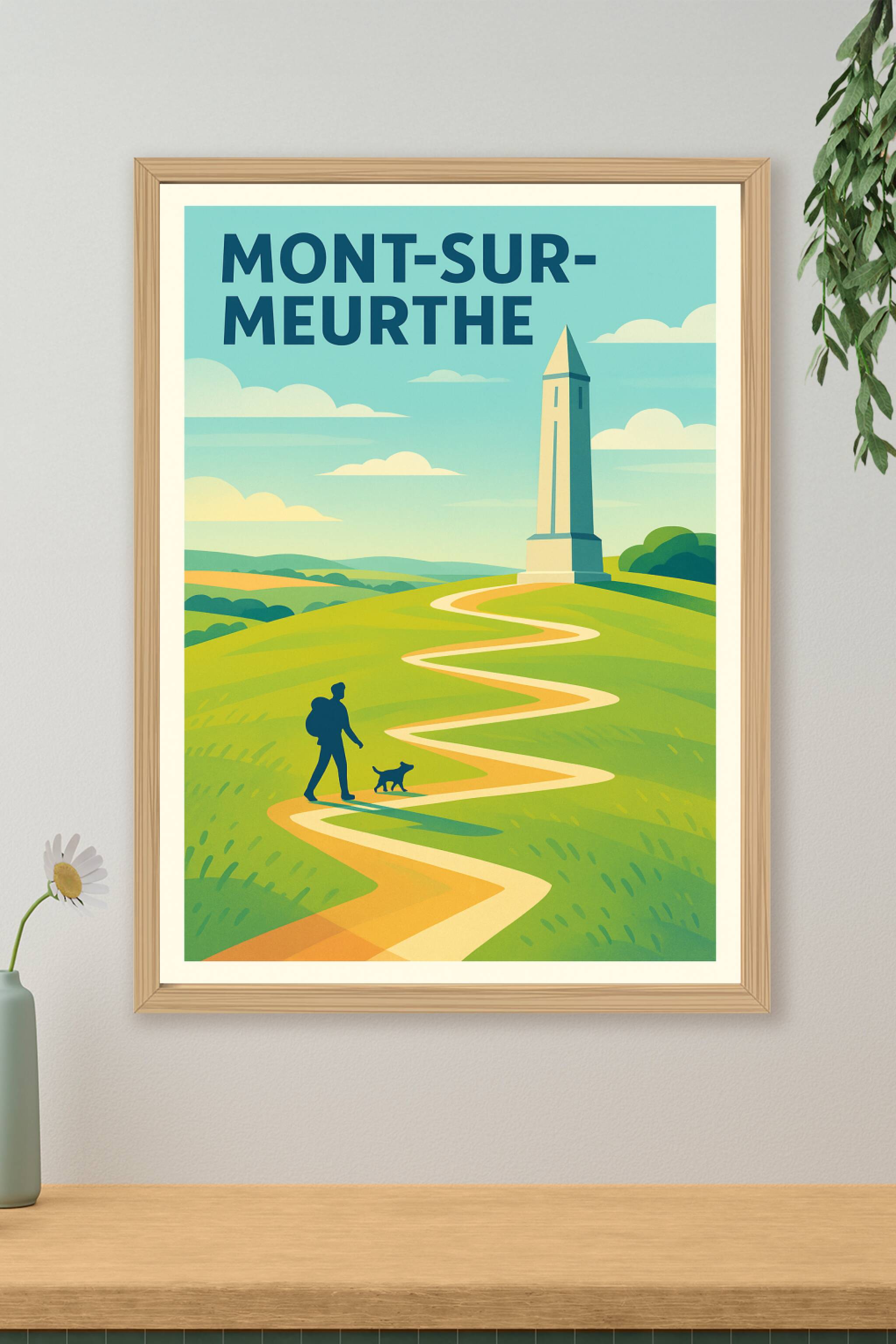 Affiche de Mont-sur-Meurthe - Invitation à la balade bucolique