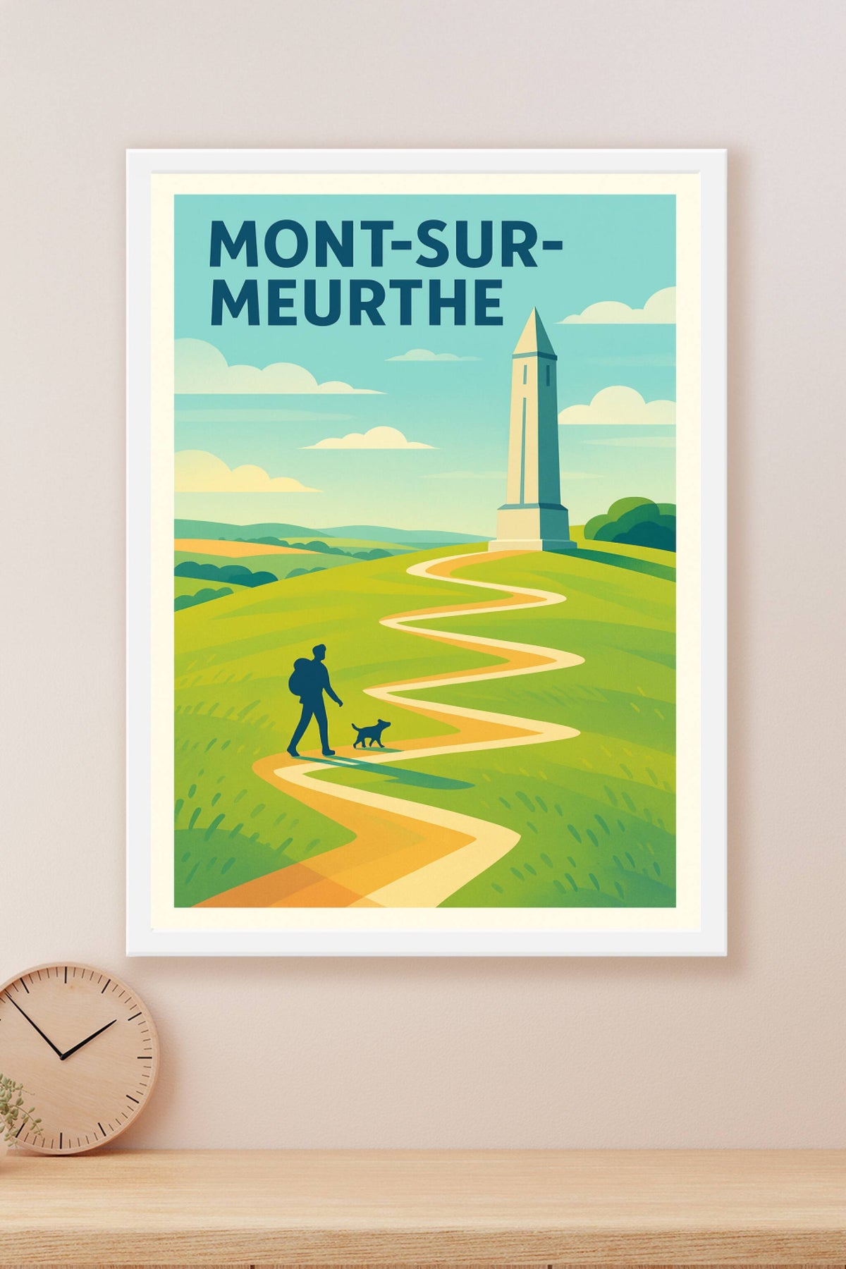 Affiche de Mont-sur-Meurthe - Invitation à la balade bucolique