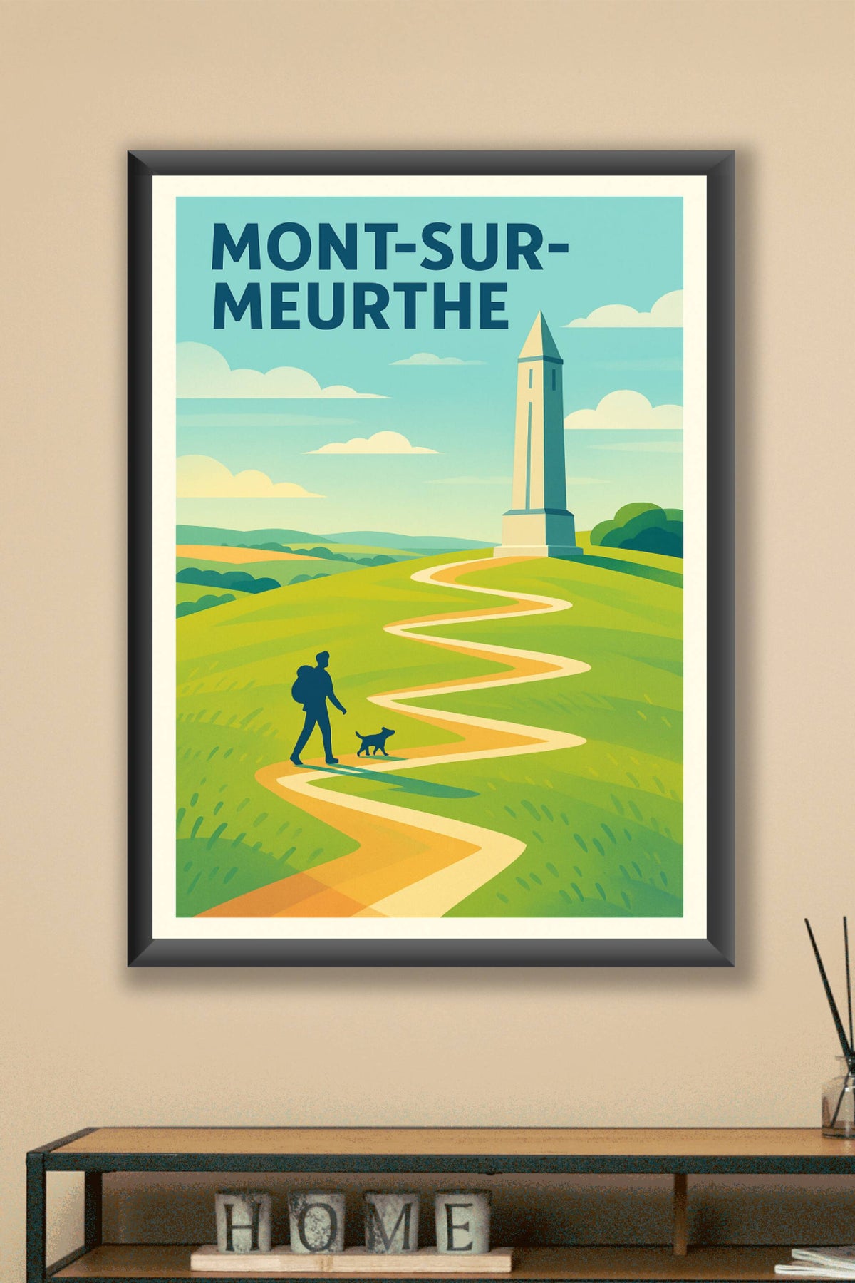 Affiche de Mont-sur-Meurthe - Invitation à la balade bucolique
