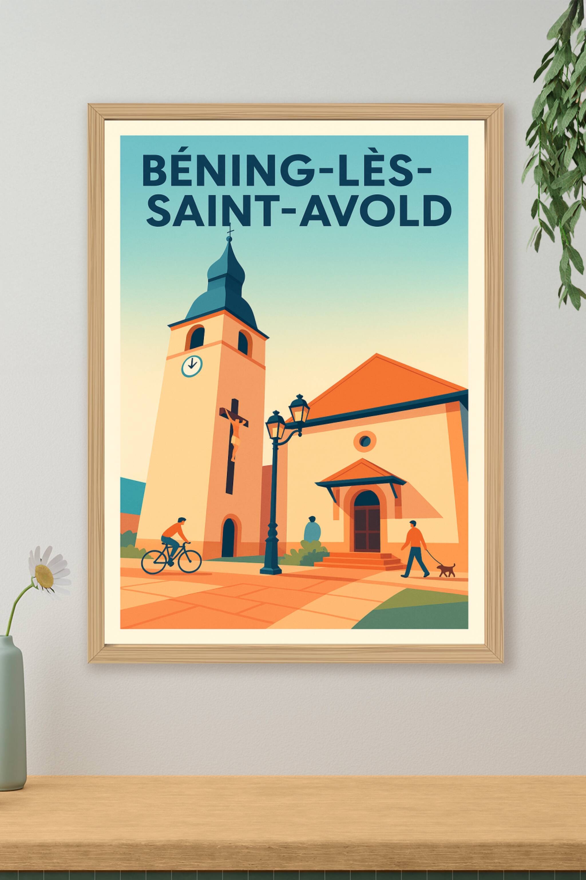 Affiche de Béning-lès-Saint-Avold - Charme et Sérénité au Cœur de la Moselle