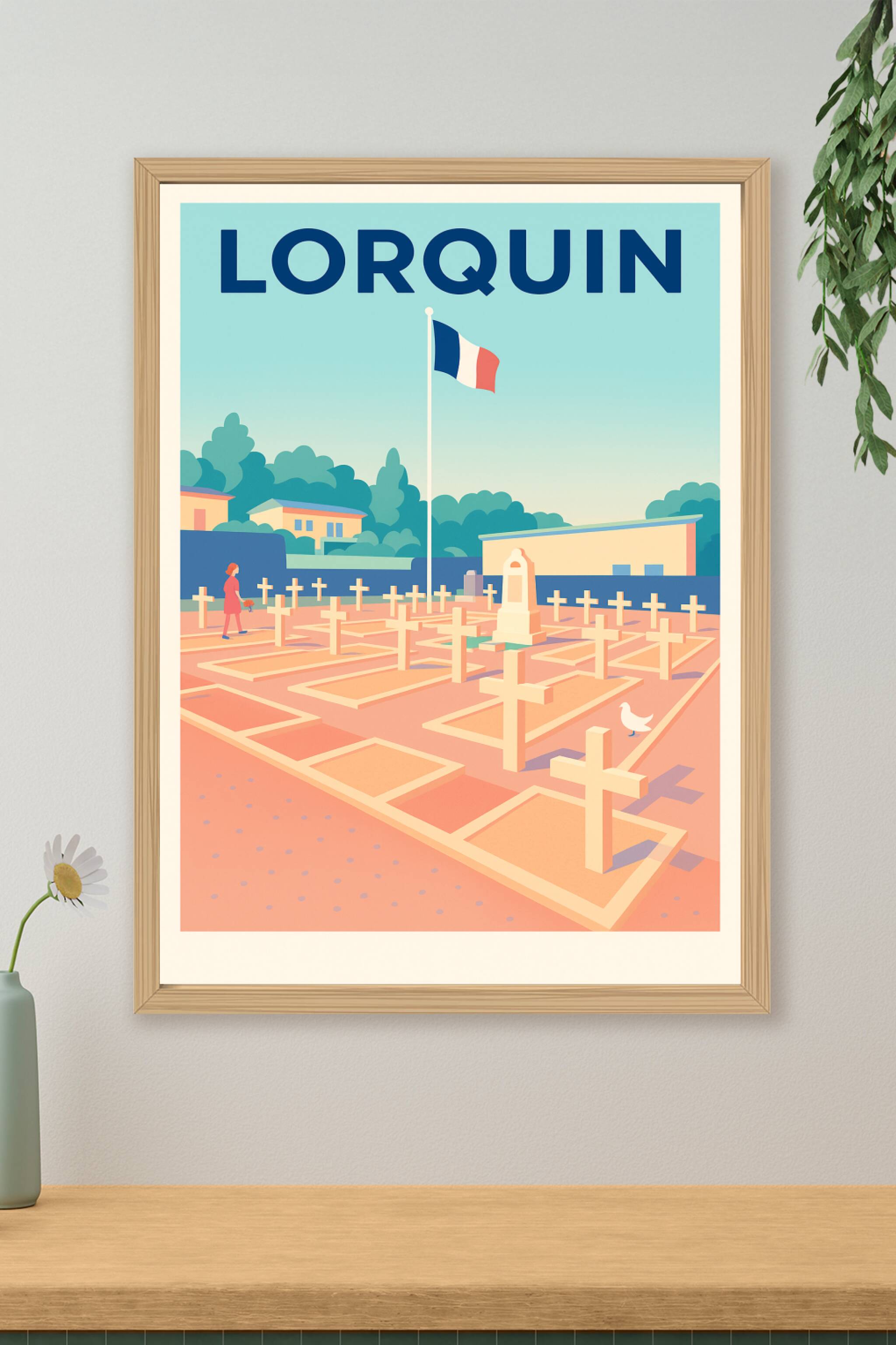 Affiche de Lorquin - Mémoire et Sérénité au Cimetière Militaire