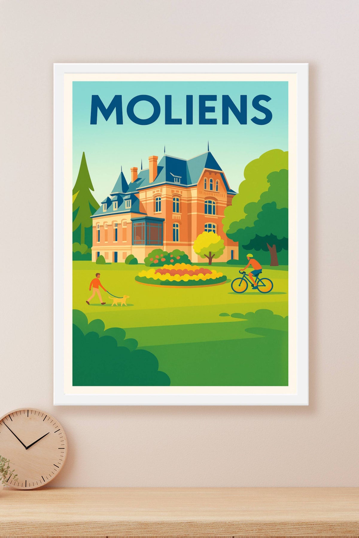 Affiche de Moliens - Un havre de paix aux allures bucoliques