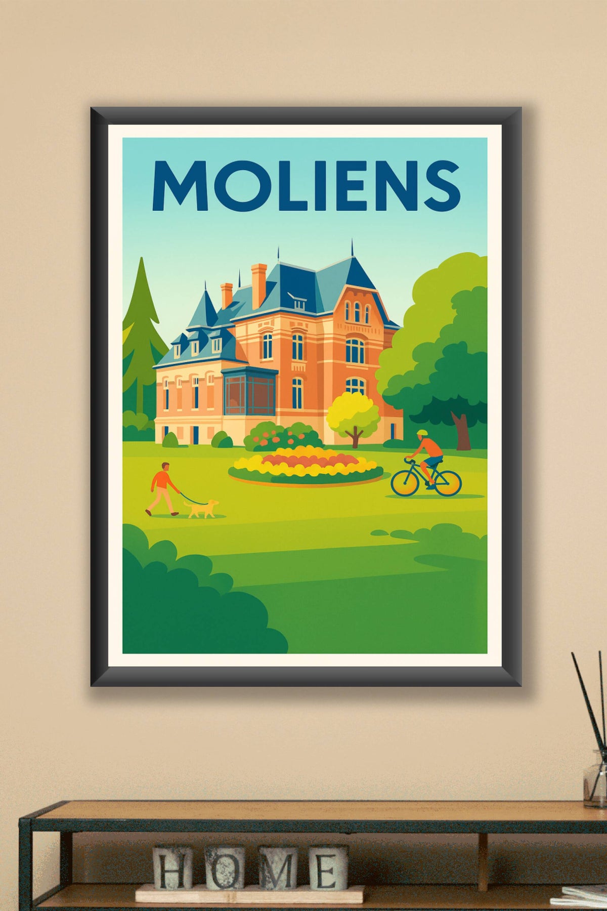 Affiche de Moliens - Un havre de paix aux allures bucoliques