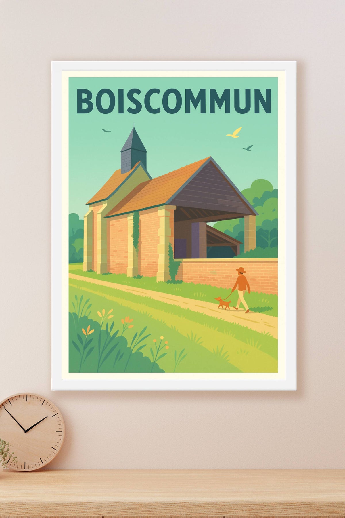 Affiche de Boiscommun - Charme champêtre et architecture authentique