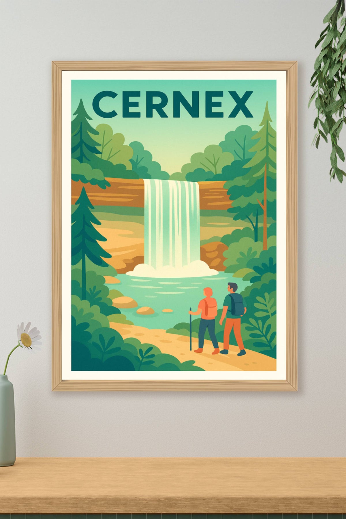 Affiche de Cernex - Évasion naturelle au cœur de la cascade