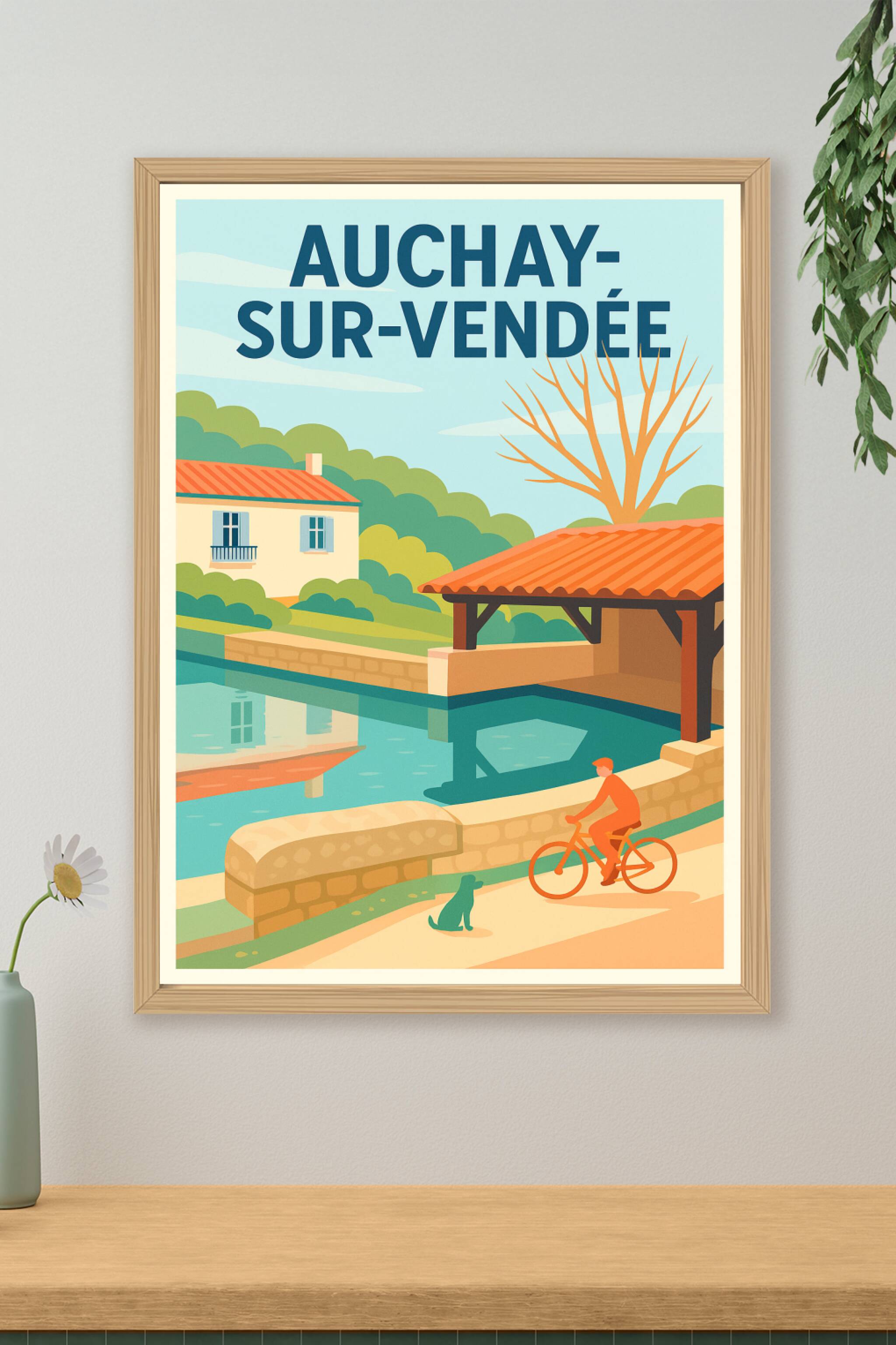 Affiche de Auchay-sur-Vendée - Charme paisible au fil de l'eau
