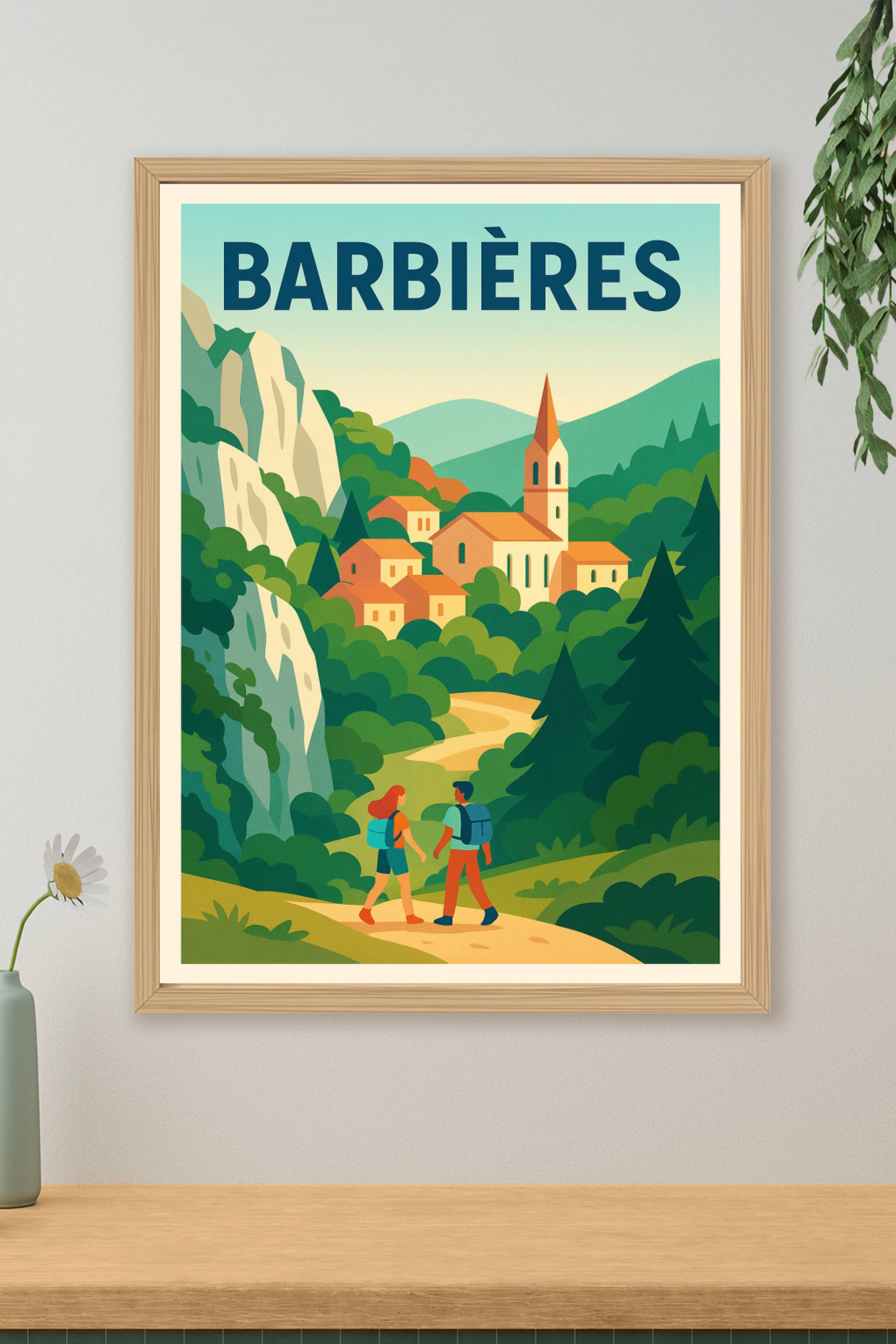 Affiche de Barbières - L'évasion paisible en pleine nature