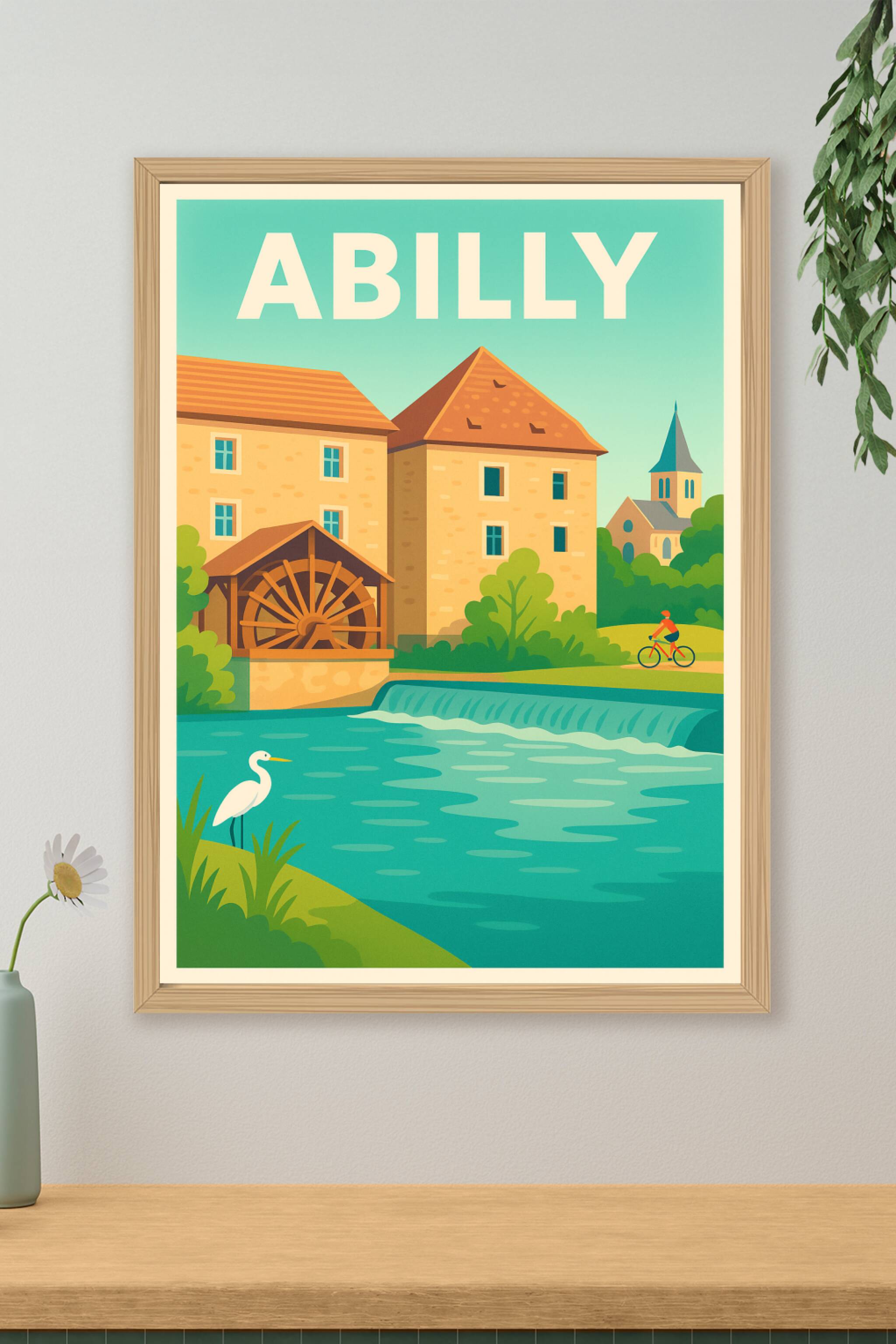 Affiche de Abilly - Charme paisible et nature préservée