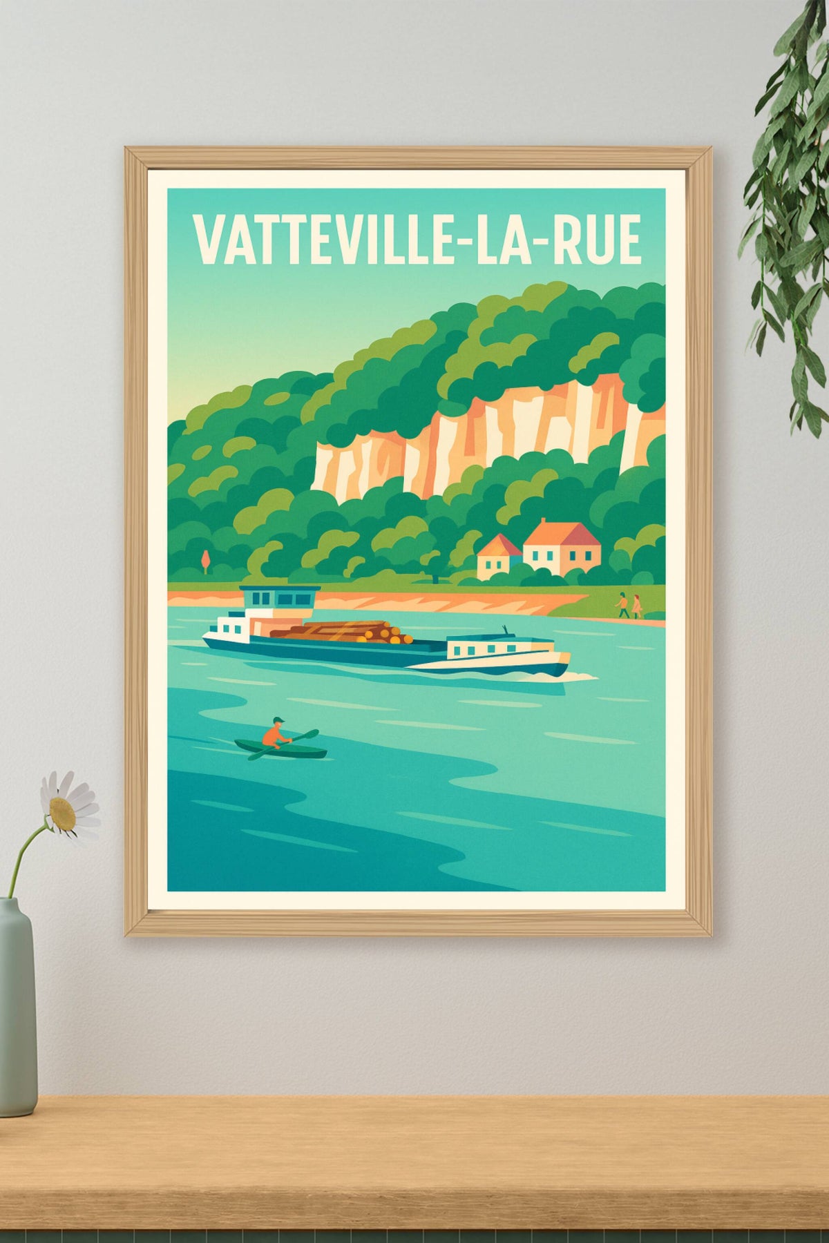 Affiche de Vatteville-la-Rue - Sérénité au fil de l'eau