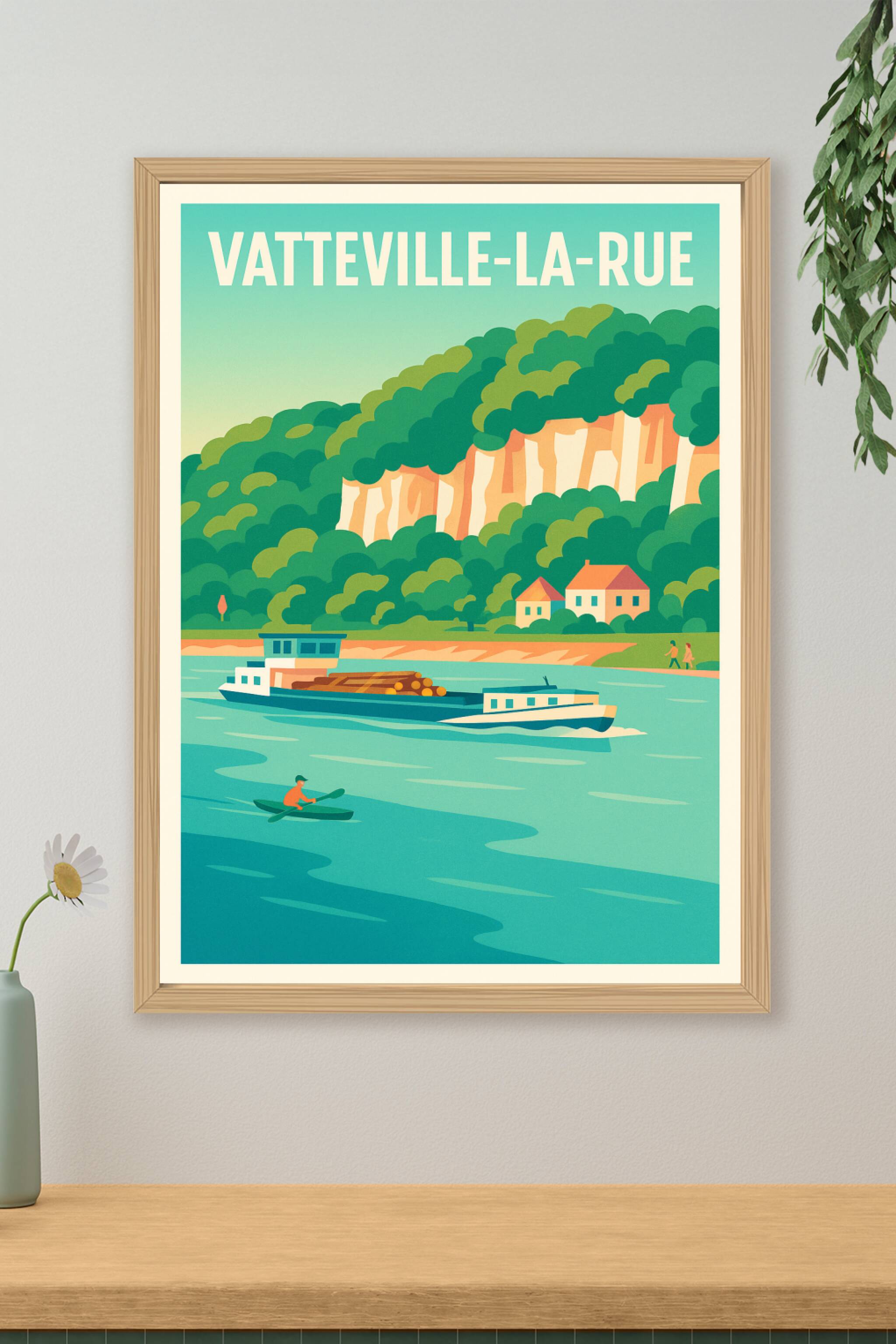 Affiche de Vatteville-la-Rue - Sérénité au fil de l'eau
