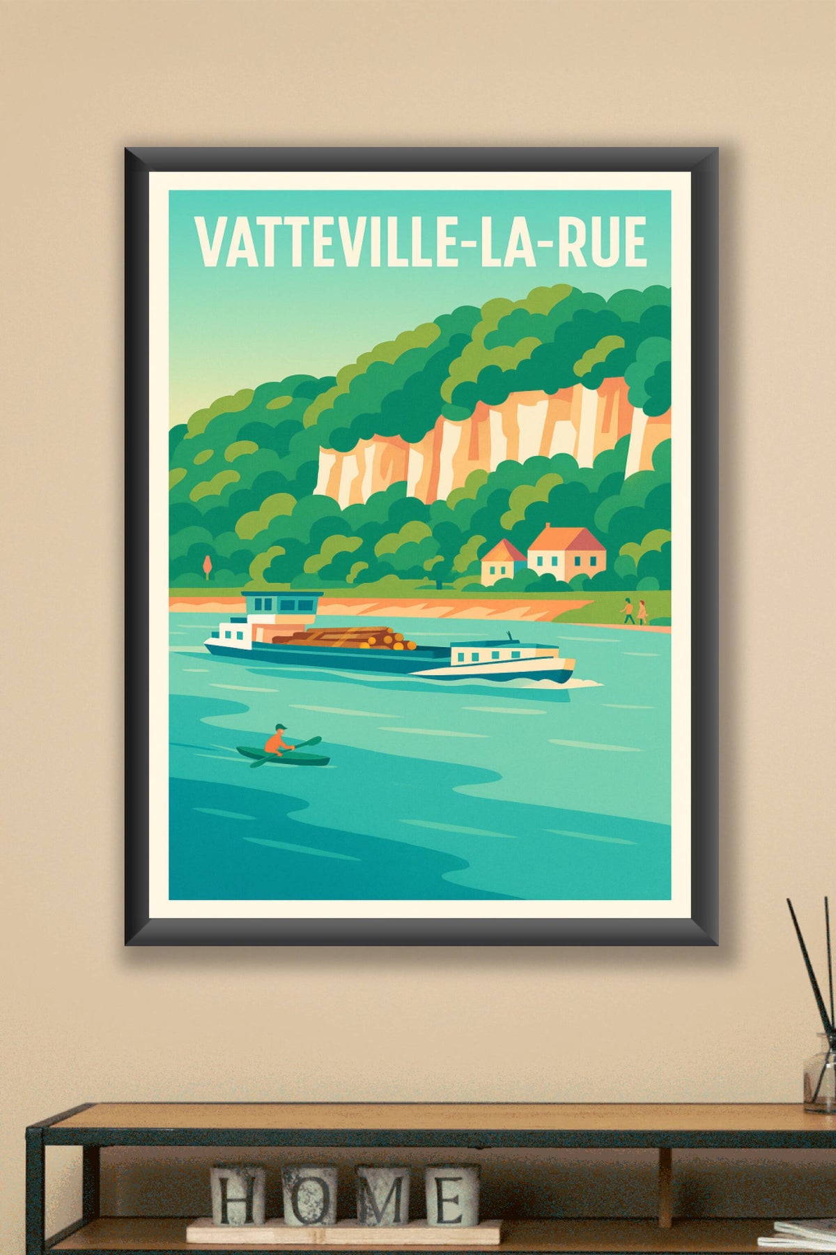 Affiche de Vatteville-la-Rue - Sérénité au fil de l'eau