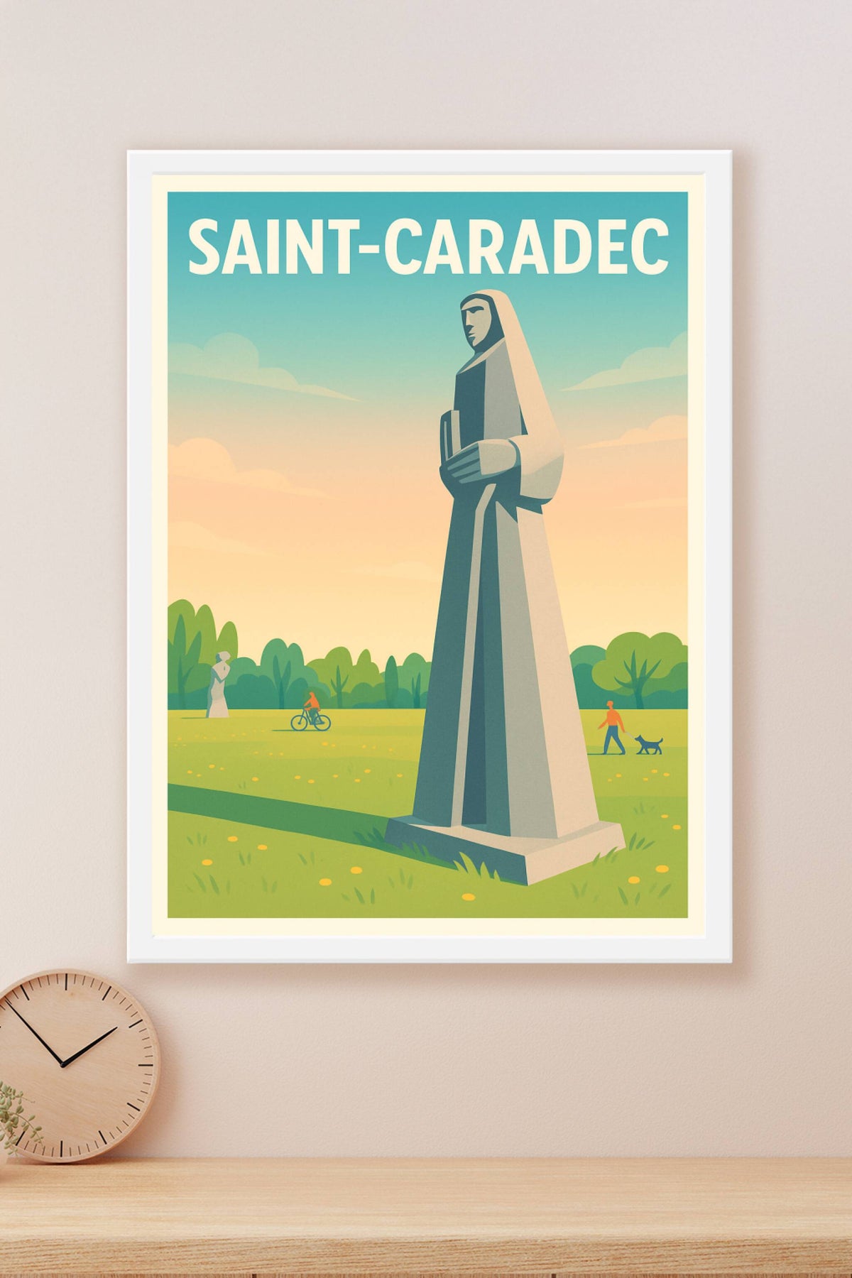 Affiche de Saint-Caradec - Harmonie entre nature et art monumental