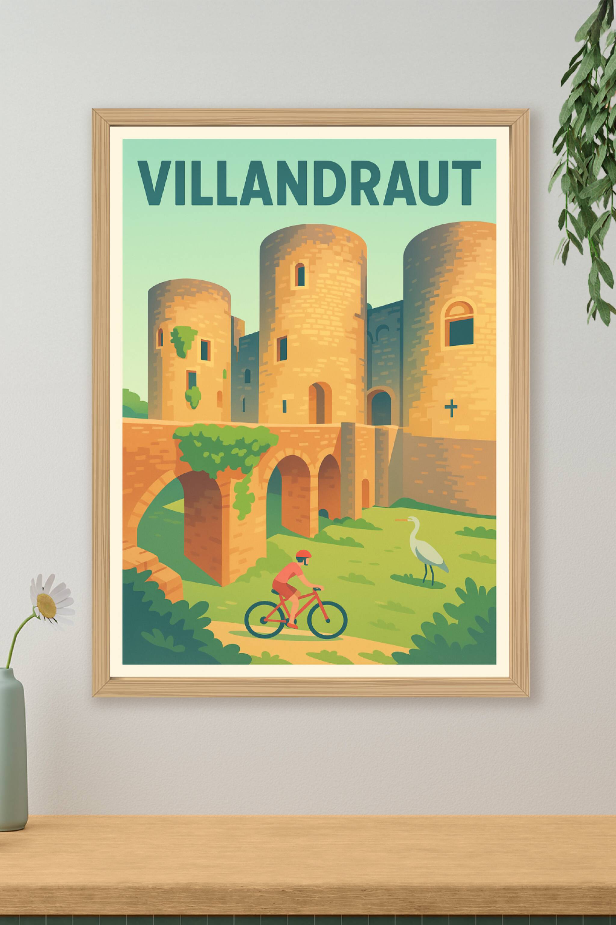 Affiche de Villandraut - L’élégance médiévale en pleine nature