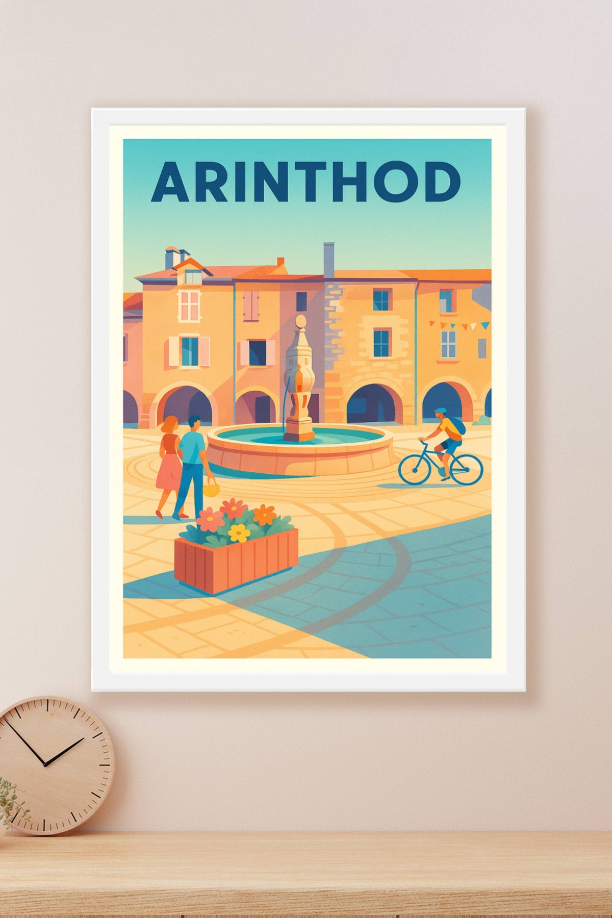 Affiche de Arinthod - Charme et douceur d'une place pittoresque