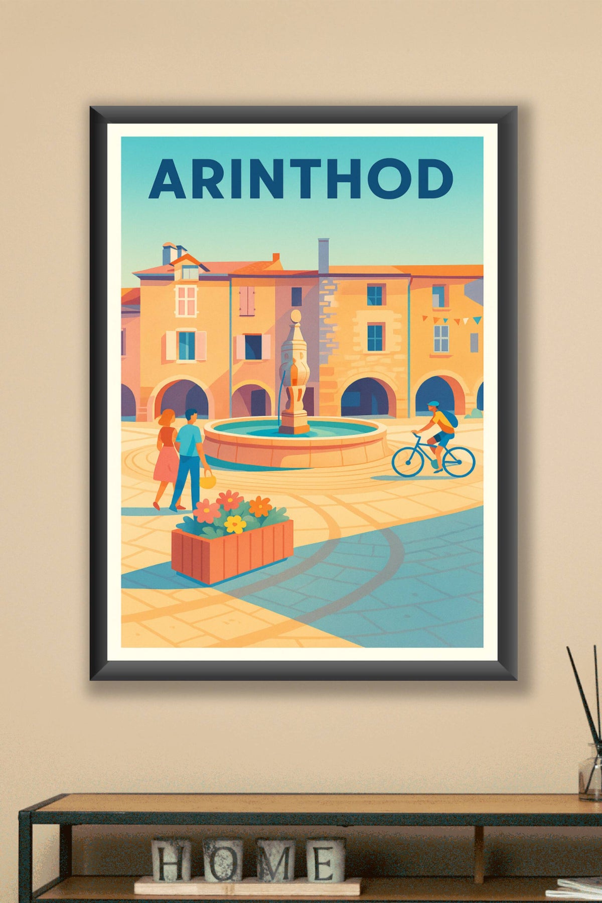Affiche de Arinthod - Charme et douceur d'une place pittoresque