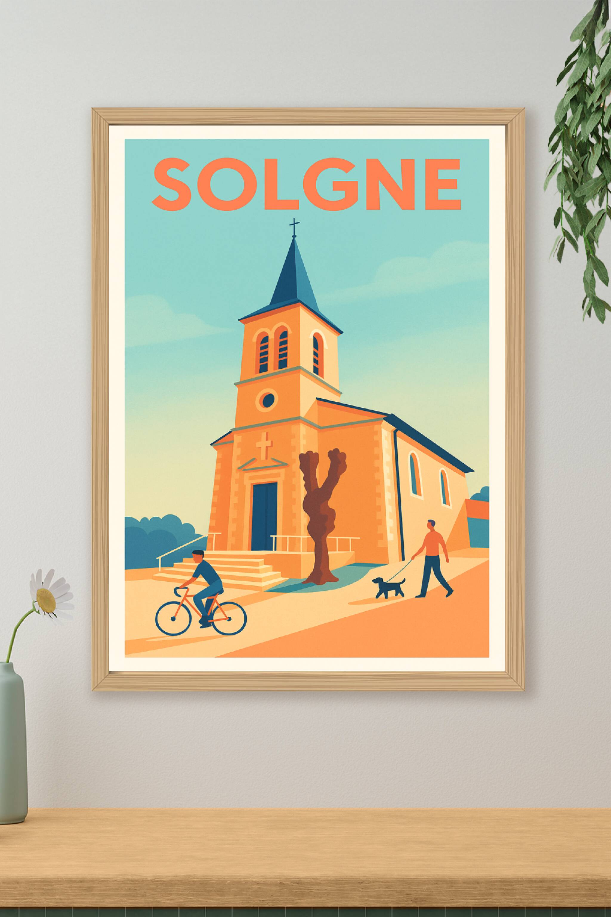 Affiche de Solgne - Tranquillité et charme villageois