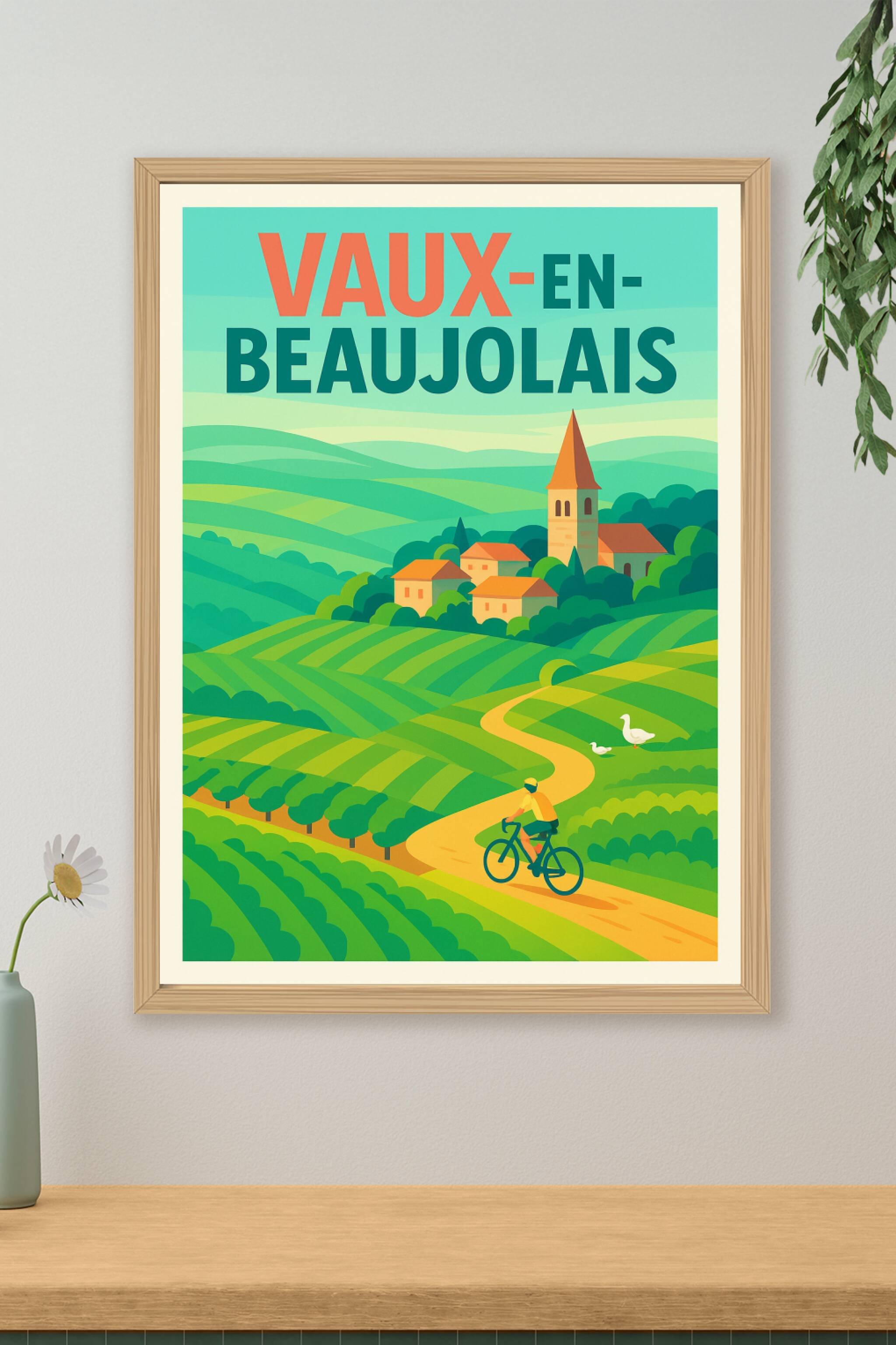 Affiche de Vaux-en-Beaujolais - L'échappée nature au cœur des vignes
