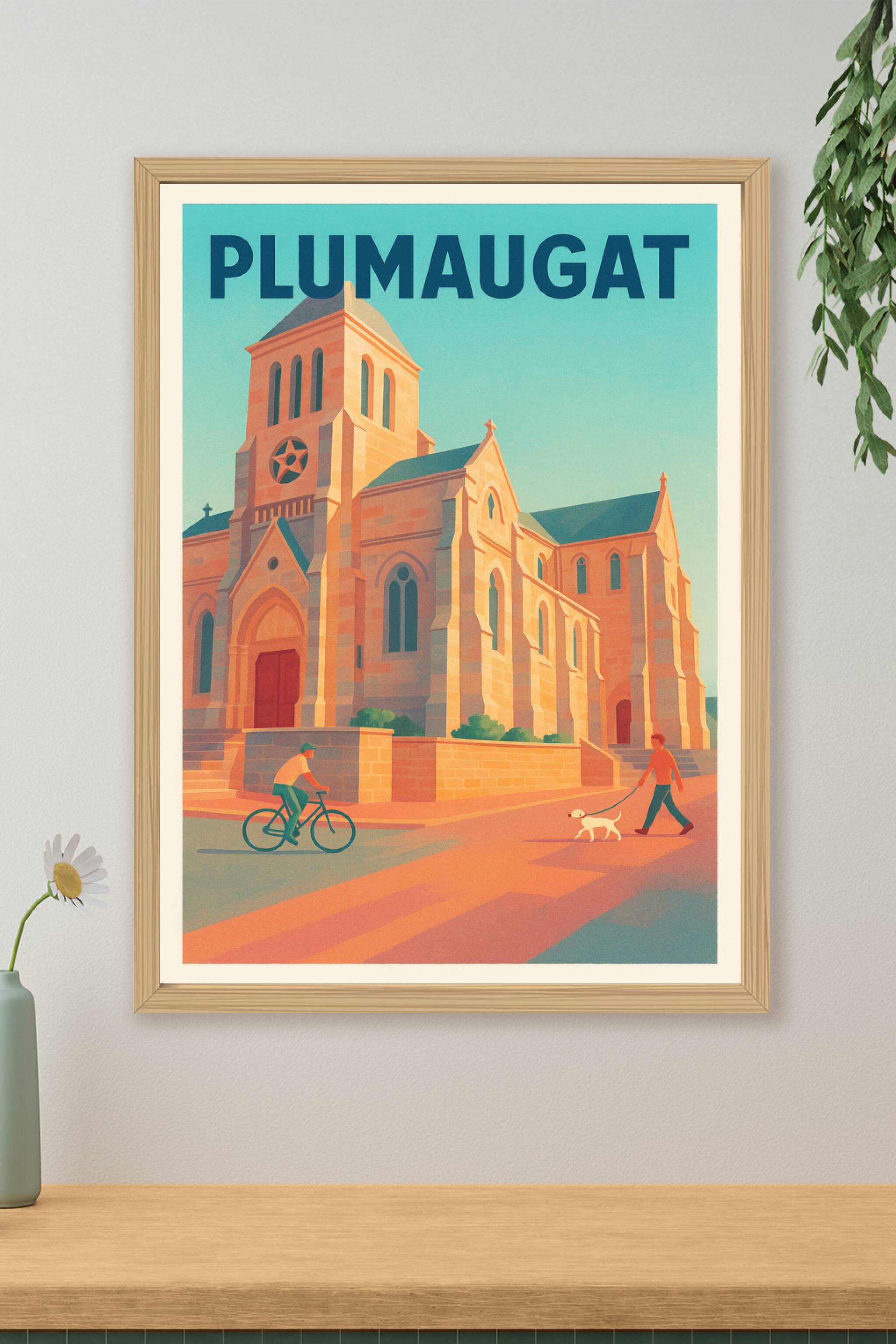 Affiche de Plumaugat - Harmonie et lumière en Bretagne