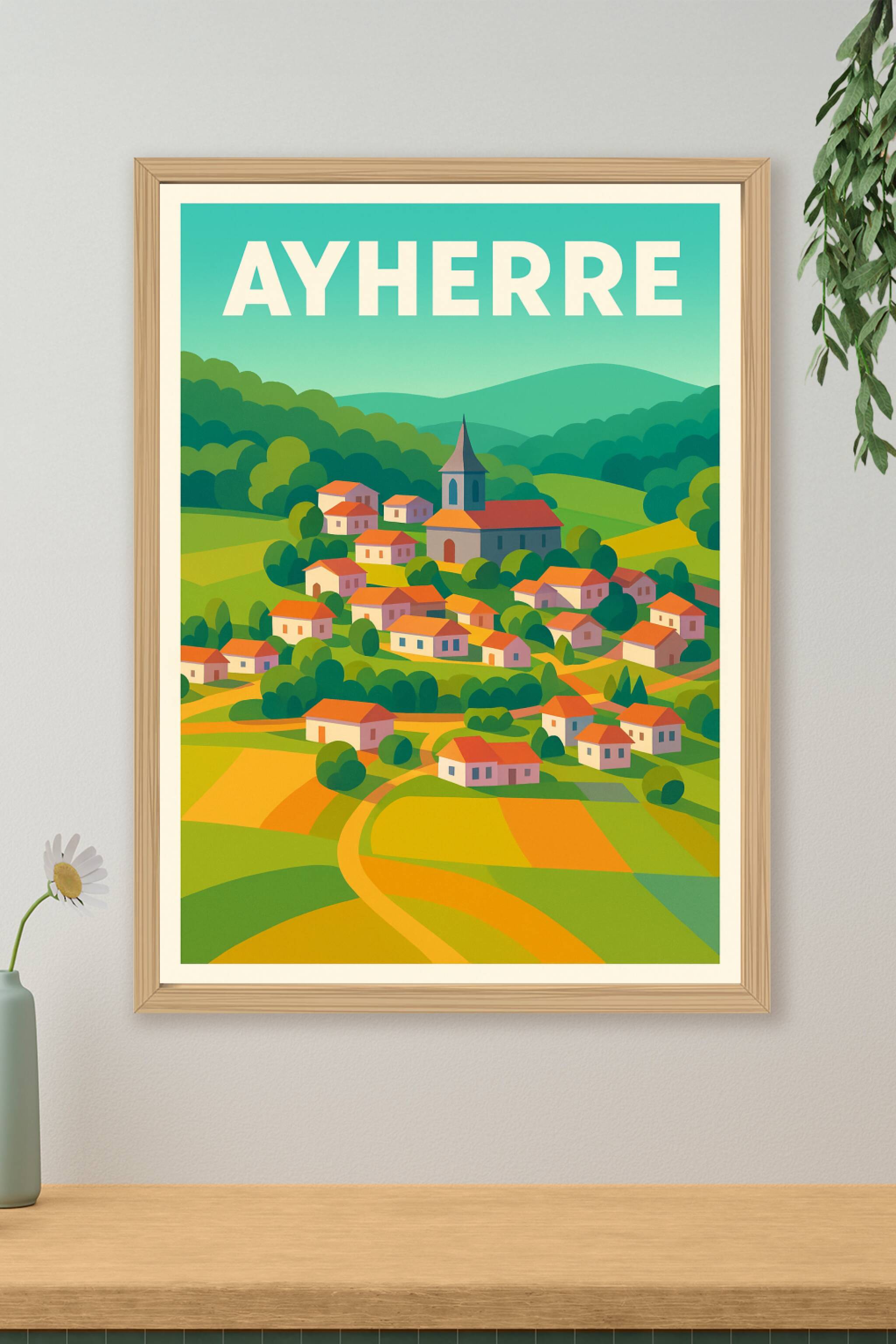 Affiche de Ayherre - Charme bucolique du Pays Basque