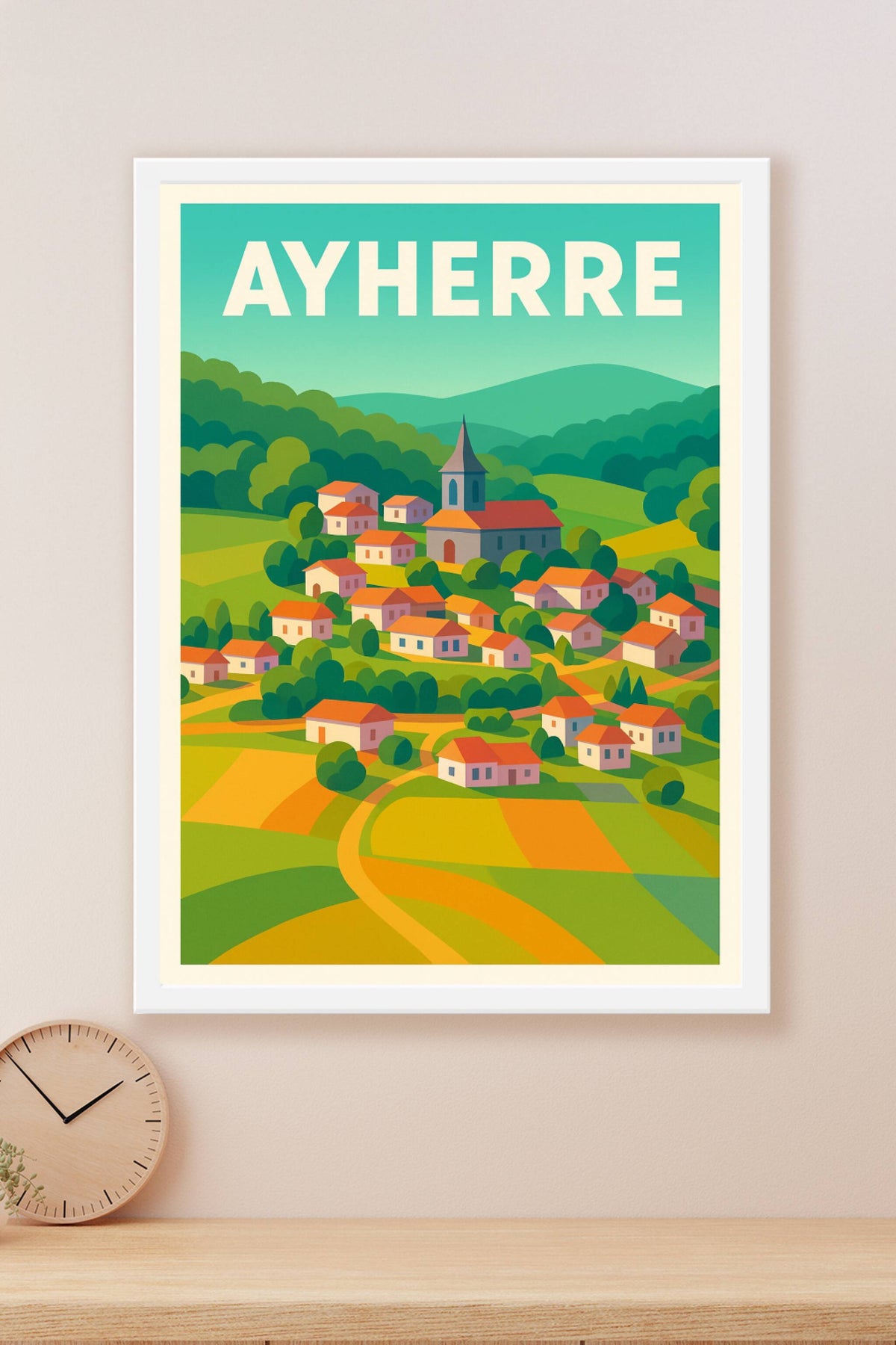 Affiche de Ayherre - Charme bucolique du Pays Basque