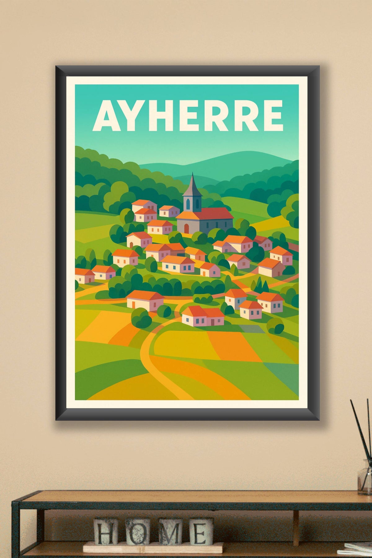 Affiche de Ayherre - Charme bucolique du Pays Basque