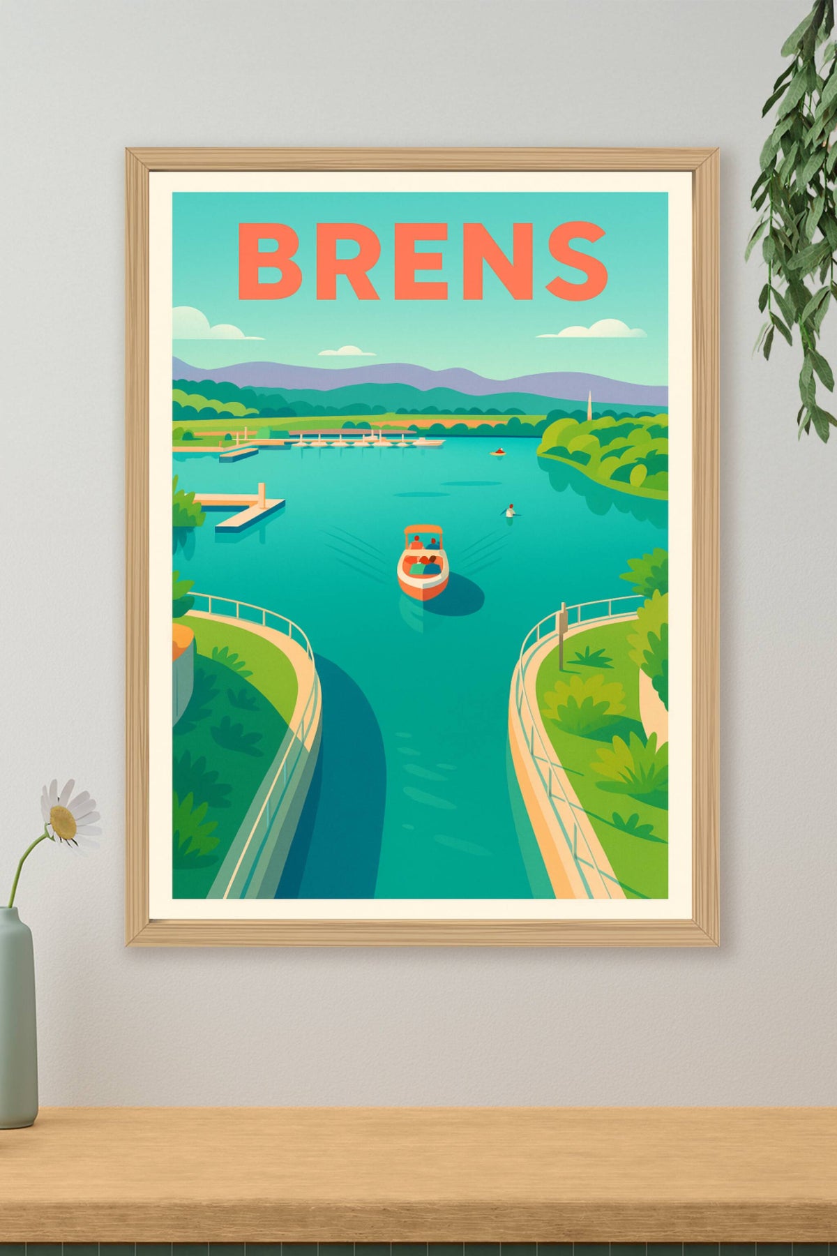 Affiche de Brens - Évasion au fil de l'eau