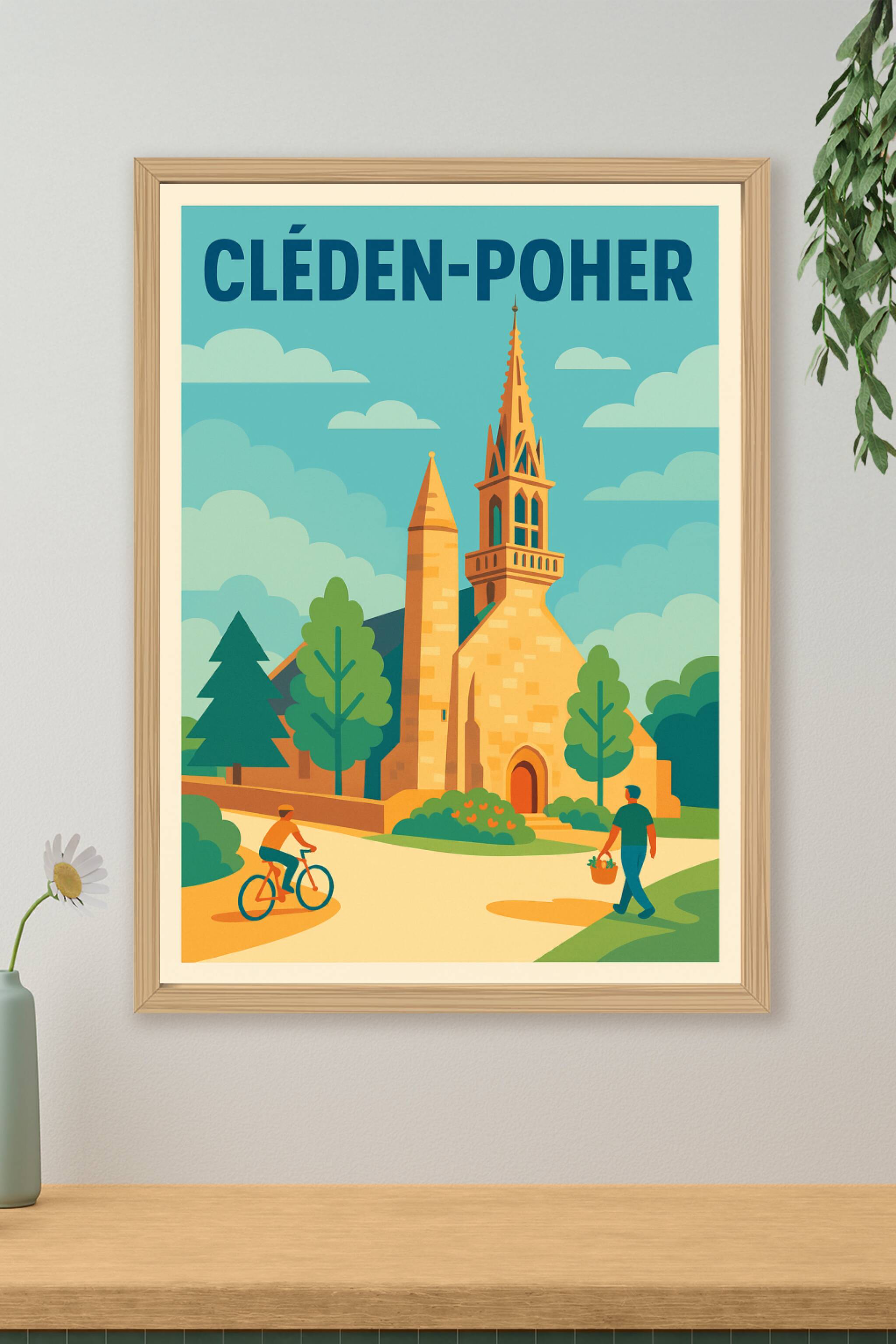 Affiche de Cléden-Poher - Charme et sérénité bretons