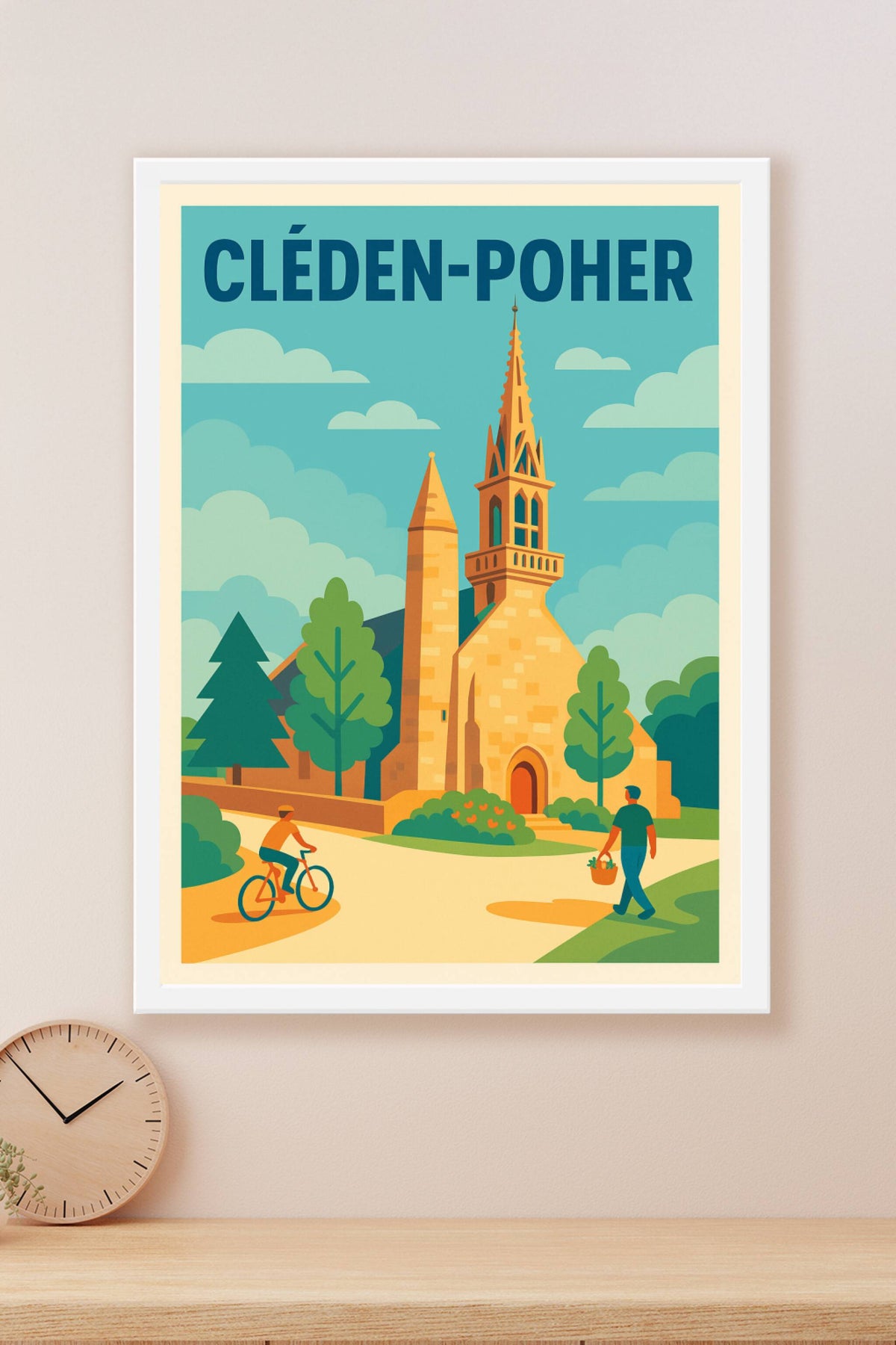 Affiche de Cléden-Poher - Charme et sérénité bretons