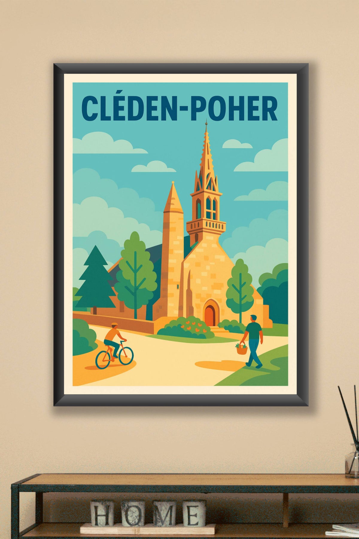 Affiche de Cléden-Poher - Charme et sérénité bretons