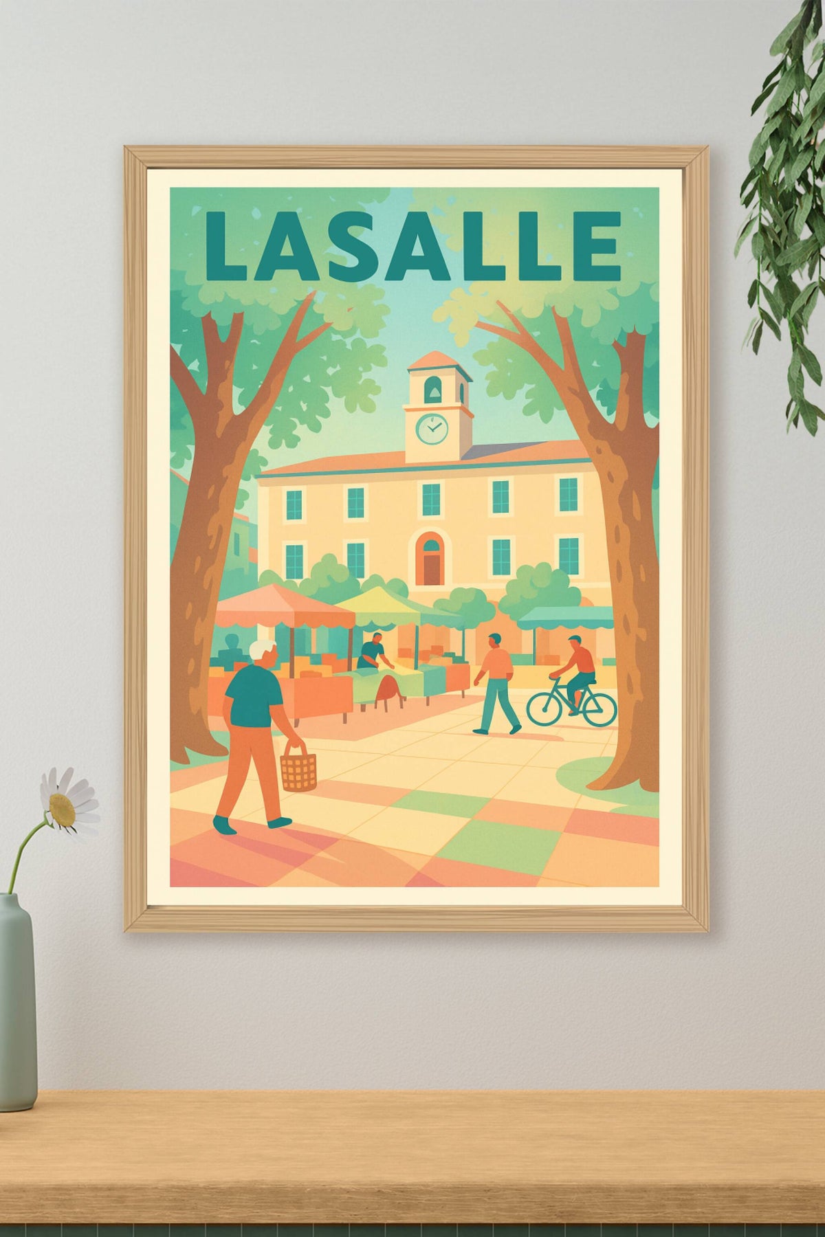 Affiche de Lasalle - L'art de vivre au cœur du marché