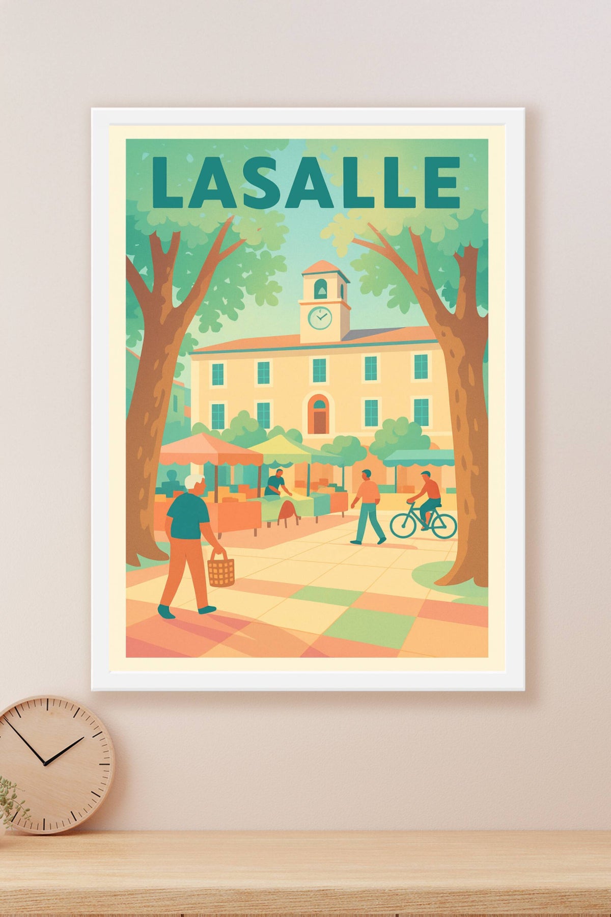 Affiche de Lasalle - L'art de vivre au cœur du marché