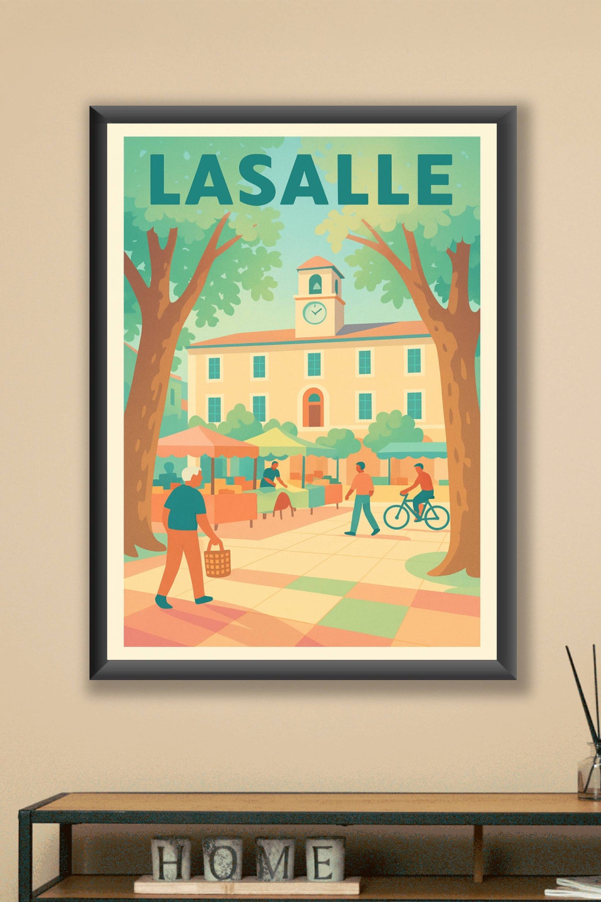Affiche de Lasalle - L'art de vivre au cœur du marché