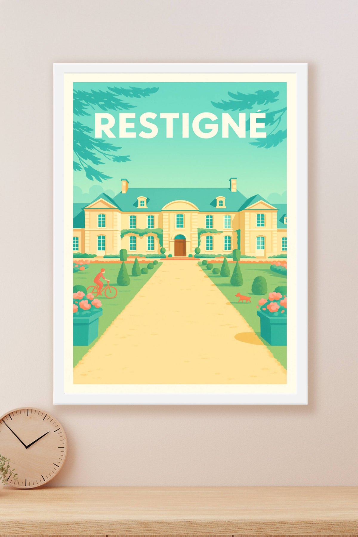 Affiche de Restigné - Élégance et sérénité en bord de Loire