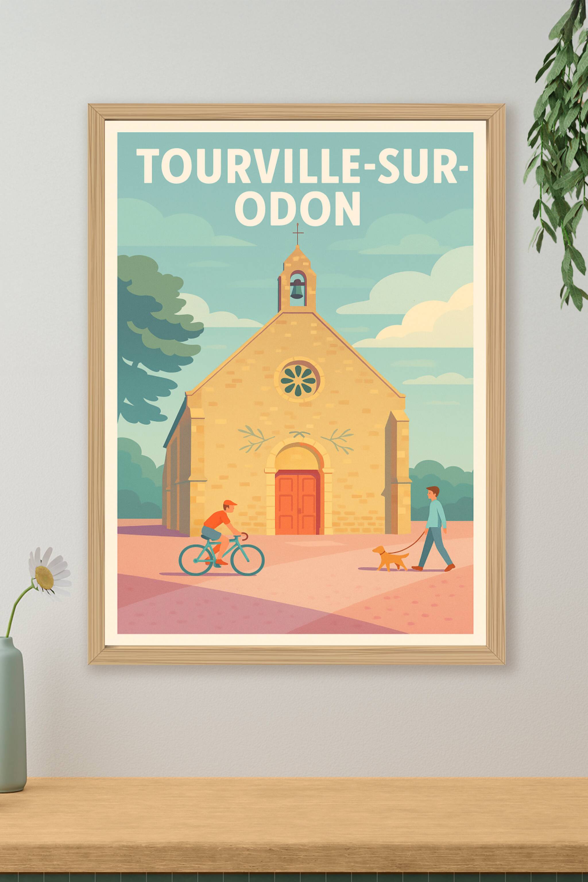 Affiche de Tourville-sur-Odon - Charme bucolique au cœur de la Normandie