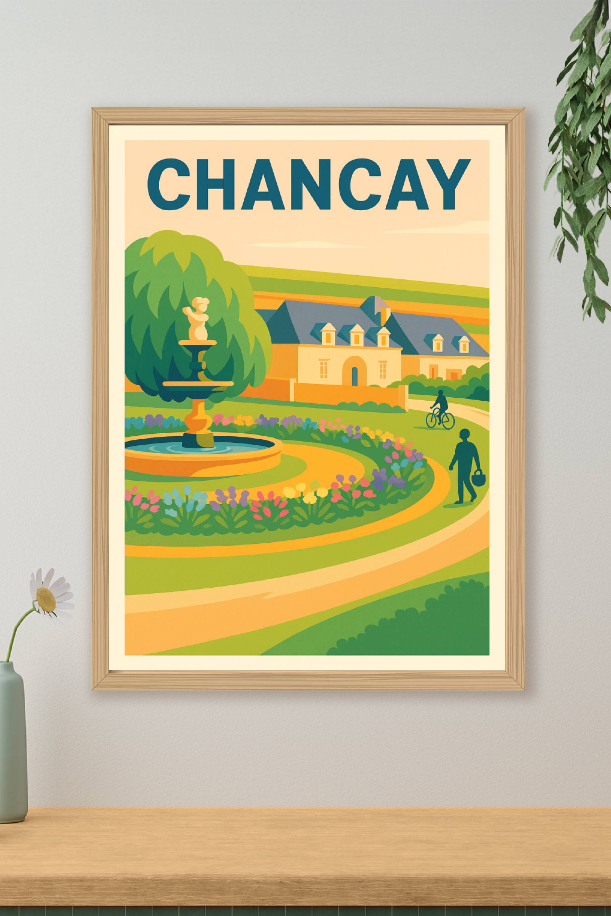 Affiche de Chançay - Charme bucolique et douceur de vivre