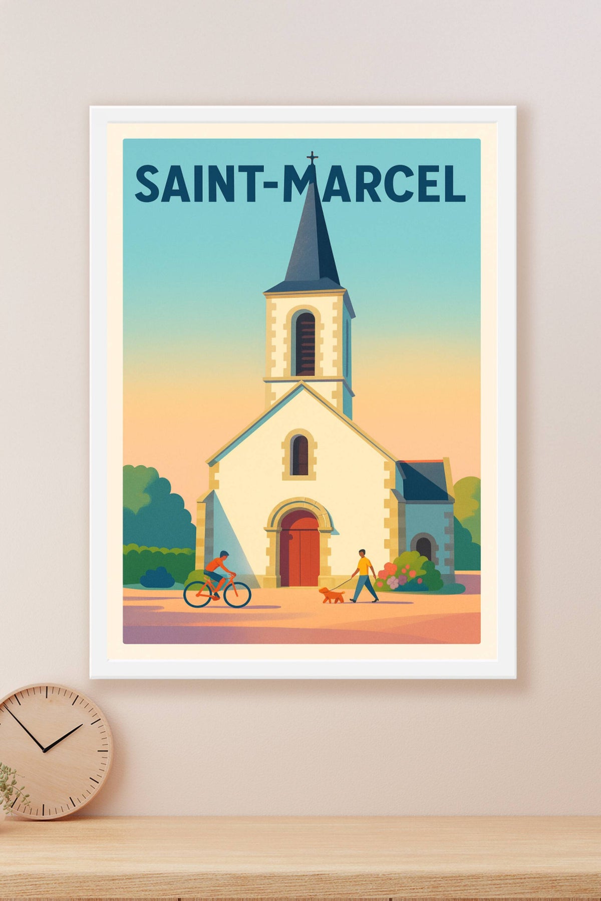 Affiche de Saint-Marcel - Charme et sérénité au cœur du village