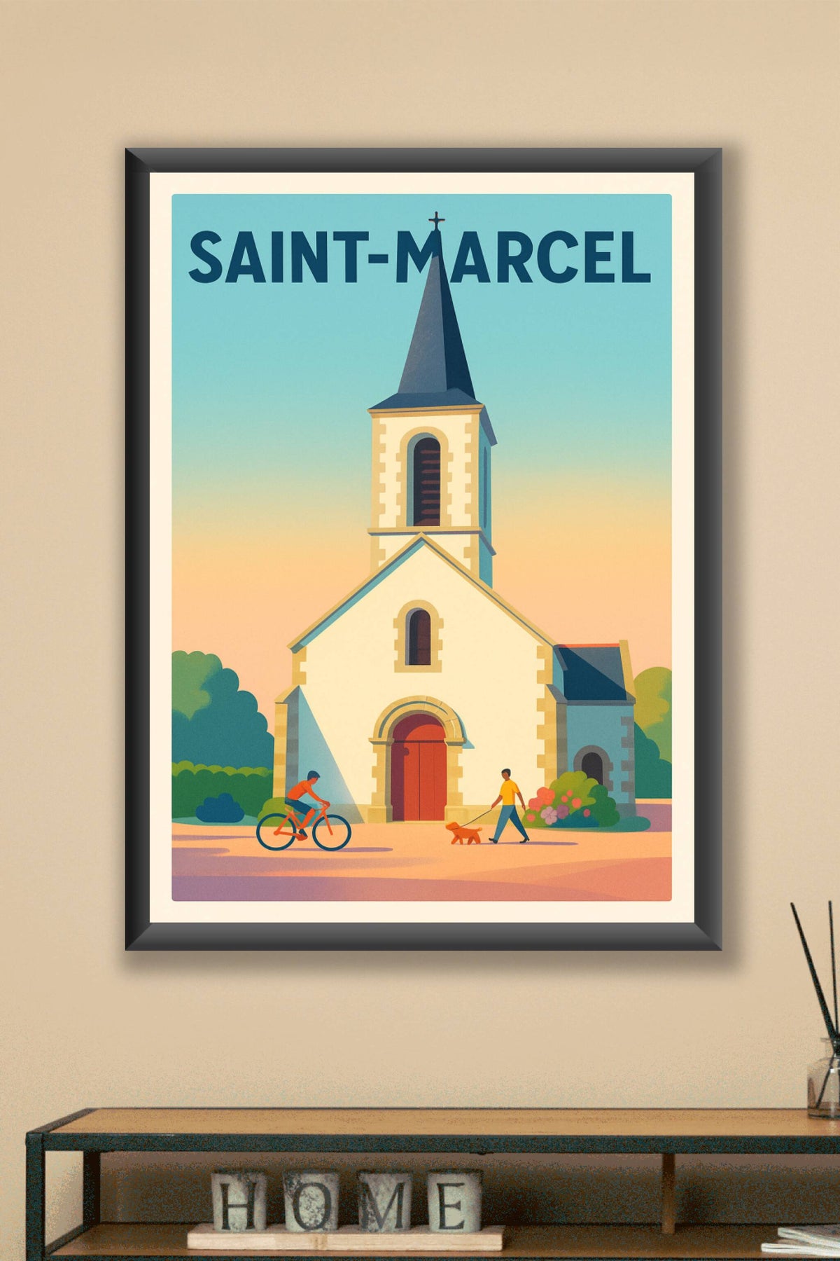 Affiche de Saint-Marcel - Charme et sérénité au cœur du village