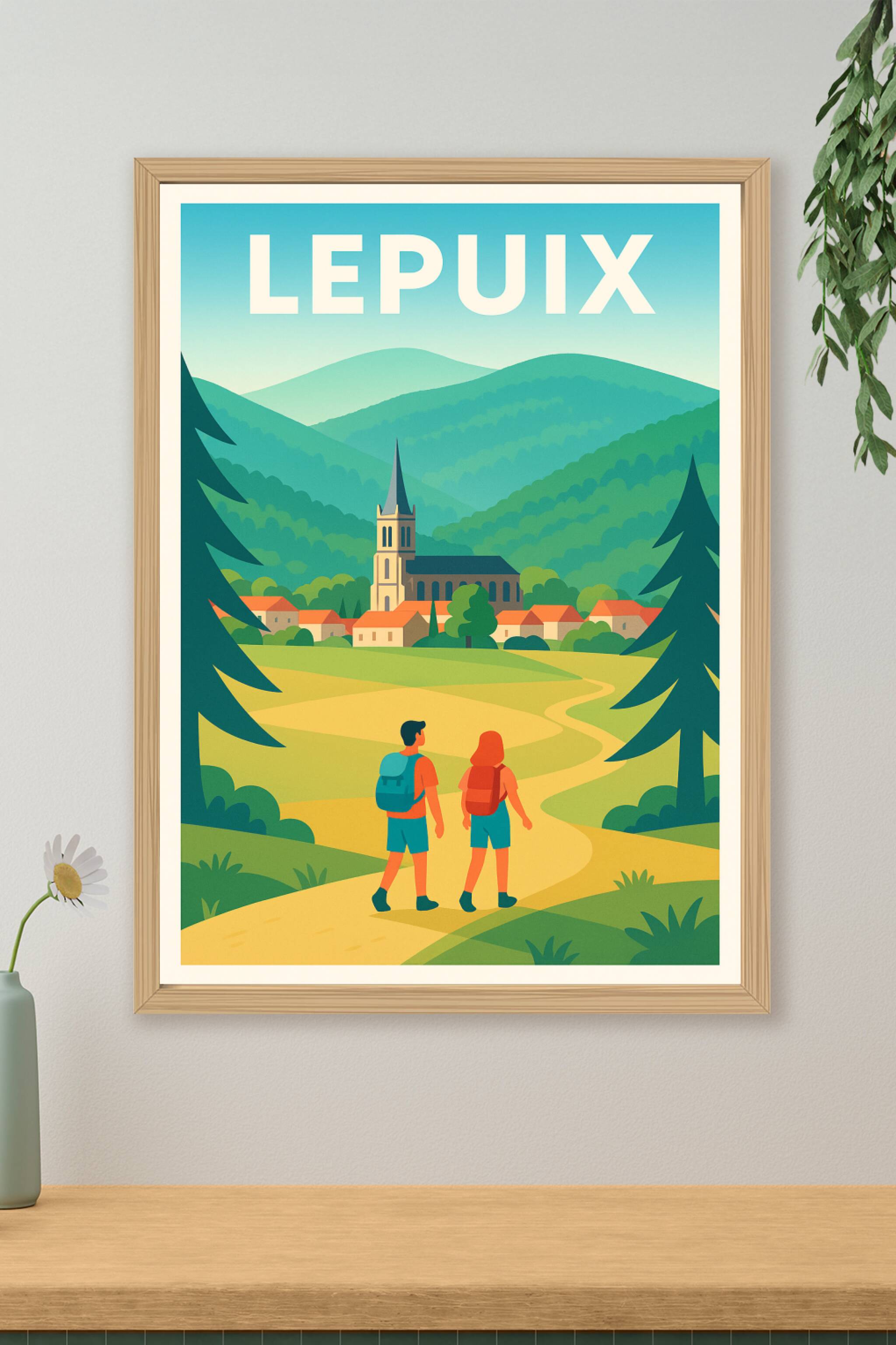 Affiche de Lepuix - Escapade nature au cœur des montagnes